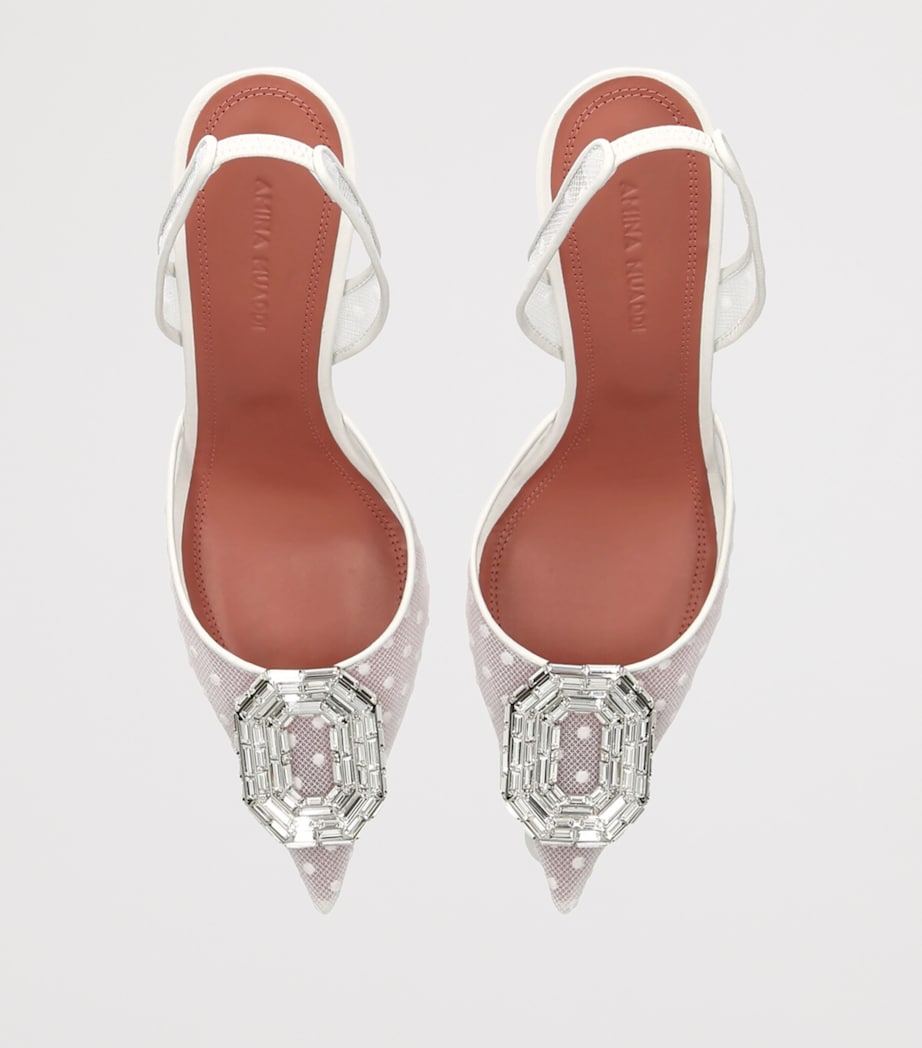 Camelia Slingback Pumps 90 WHITE Image 4