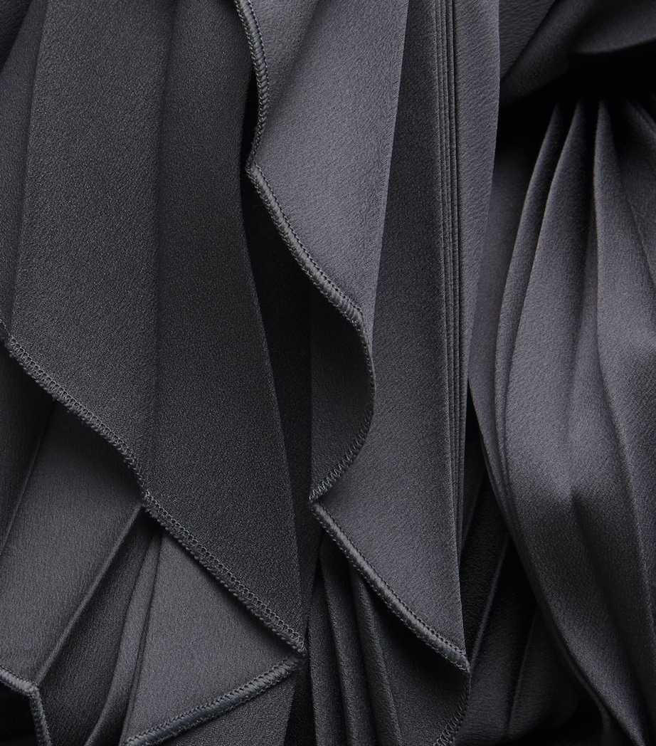 Plissé Ade Midi Skirt SMOKE Image 5