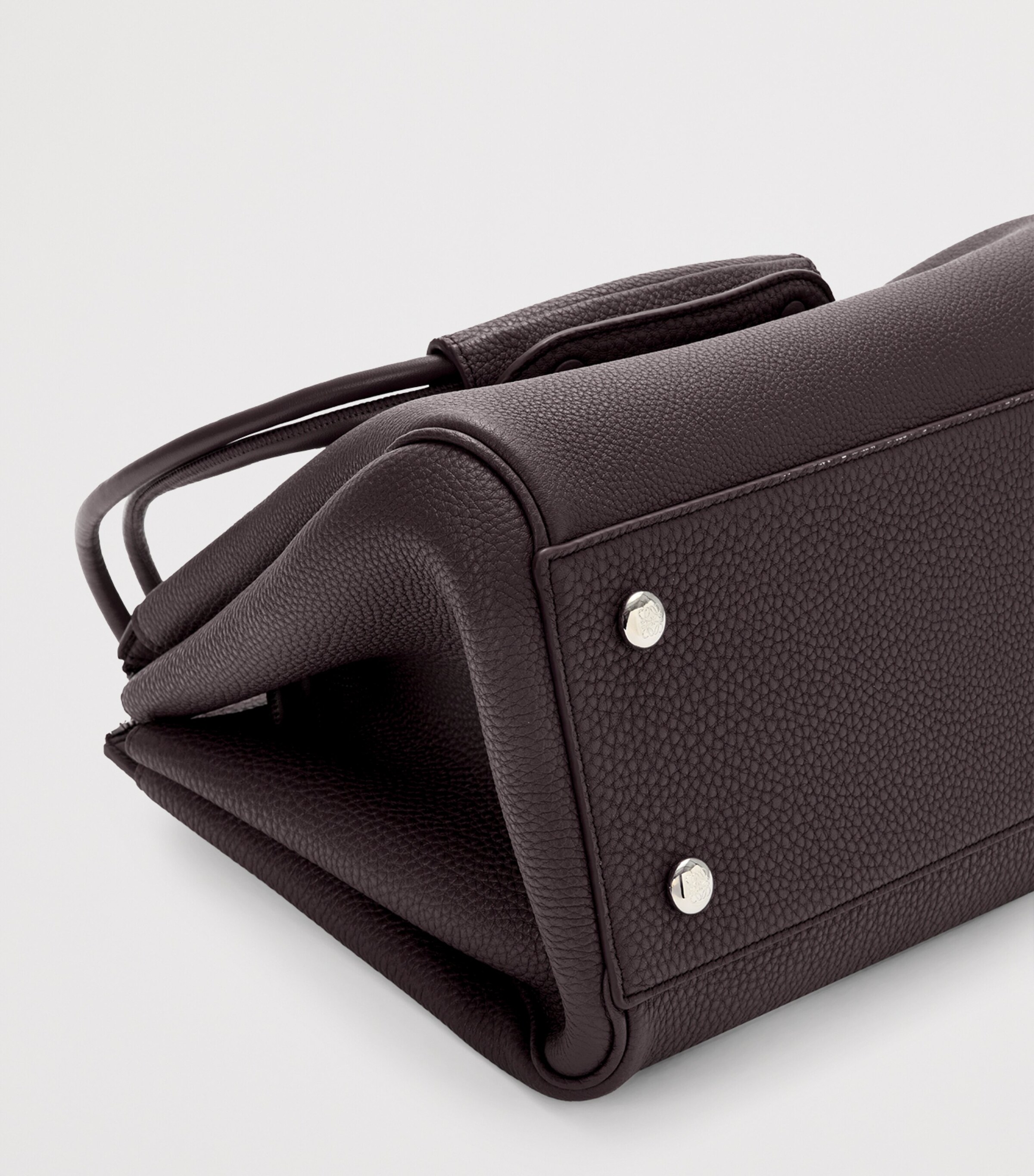 LOEWE Medium Leather Madrid Shoulder Bag Dark Ebony Image 10