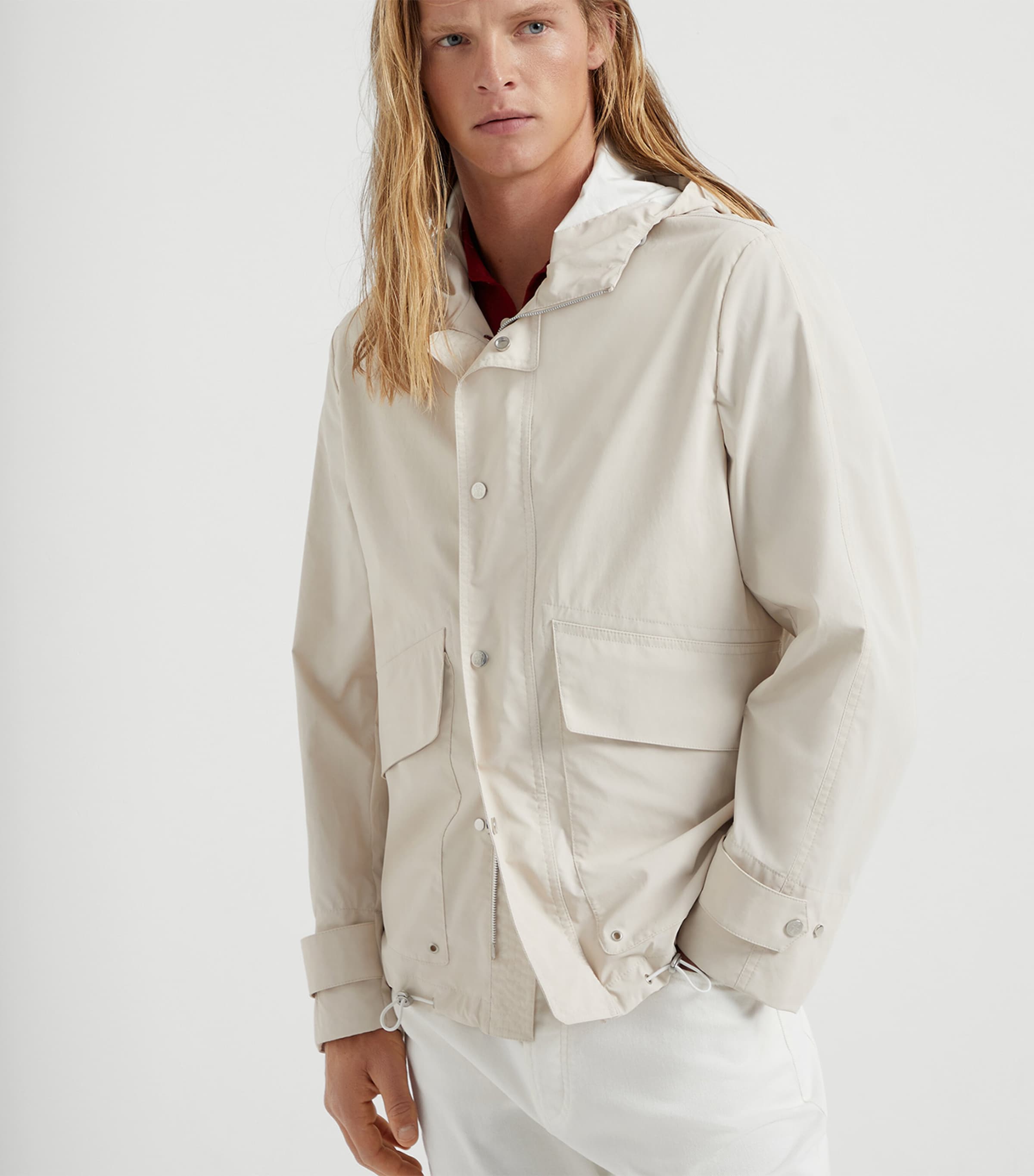 【関税＆送料込み】Brunello Cucinelli Cotton Blend Parka Co Brunello Cucinelli Cotton Bonded Parka | Harrods UK
