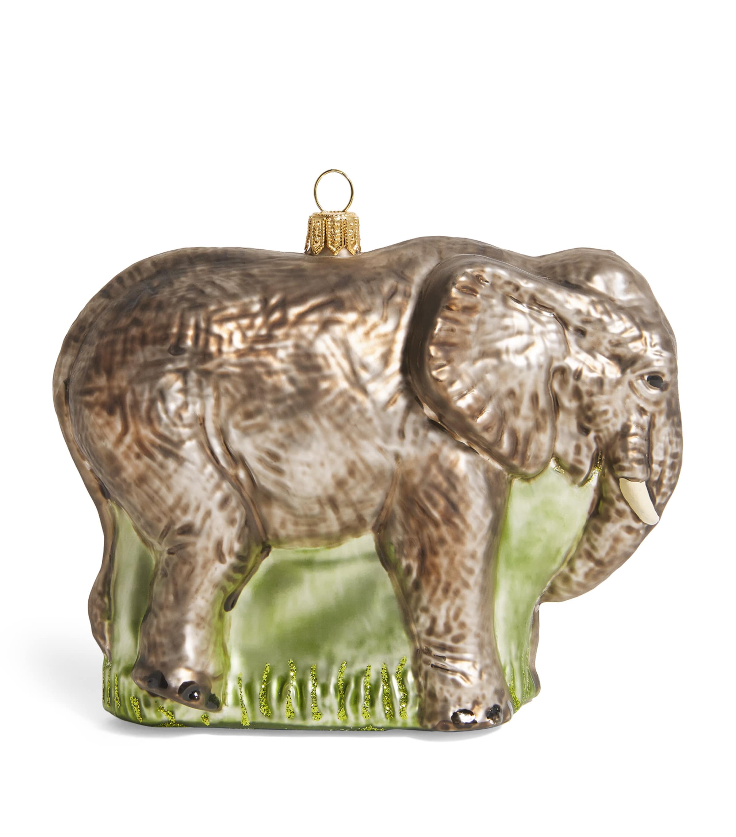 Harrods Elephant Ornament In Gold