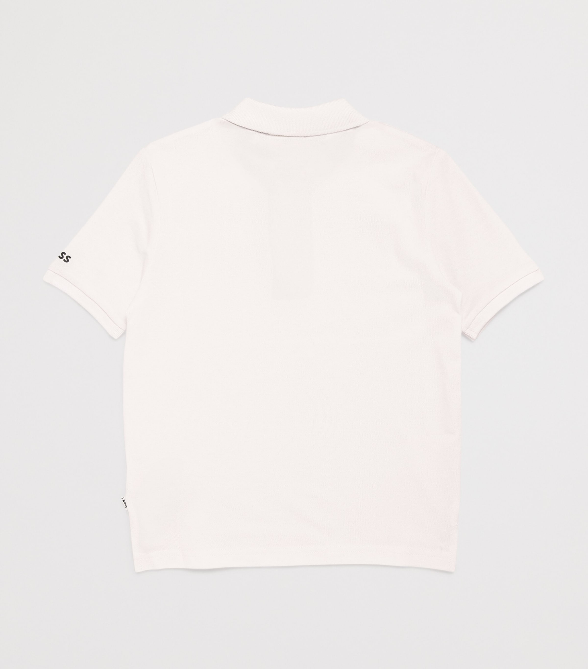 BOSS Kidswear Stretch-Cotton Stripe Polo Shirt (4-16 Years) White Image 2