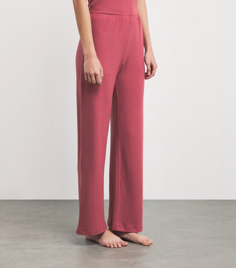 Lauren Wide-Leg Lounge Trousers RADISH Image 3