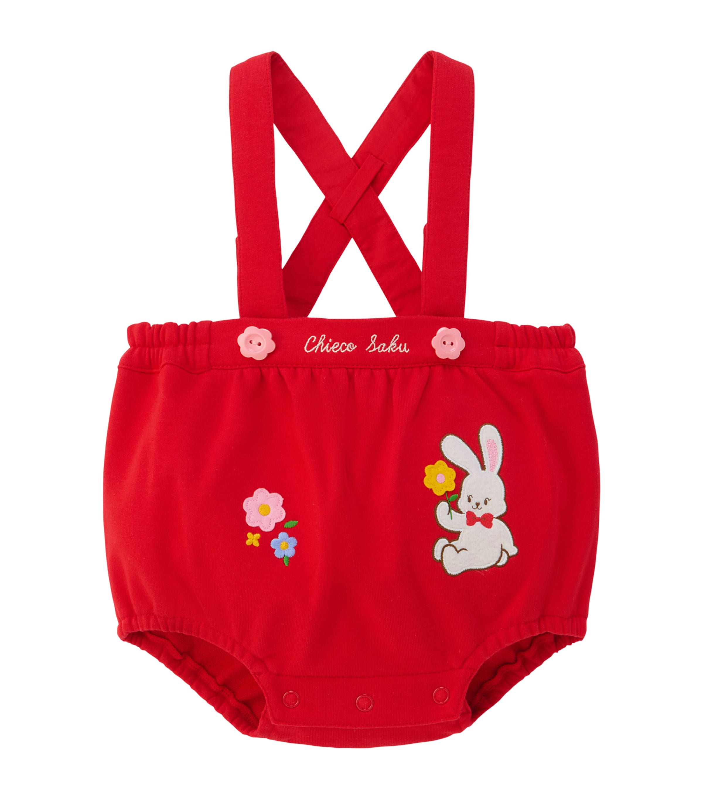 Miki House Chieco Saku Bodysuit In Red
