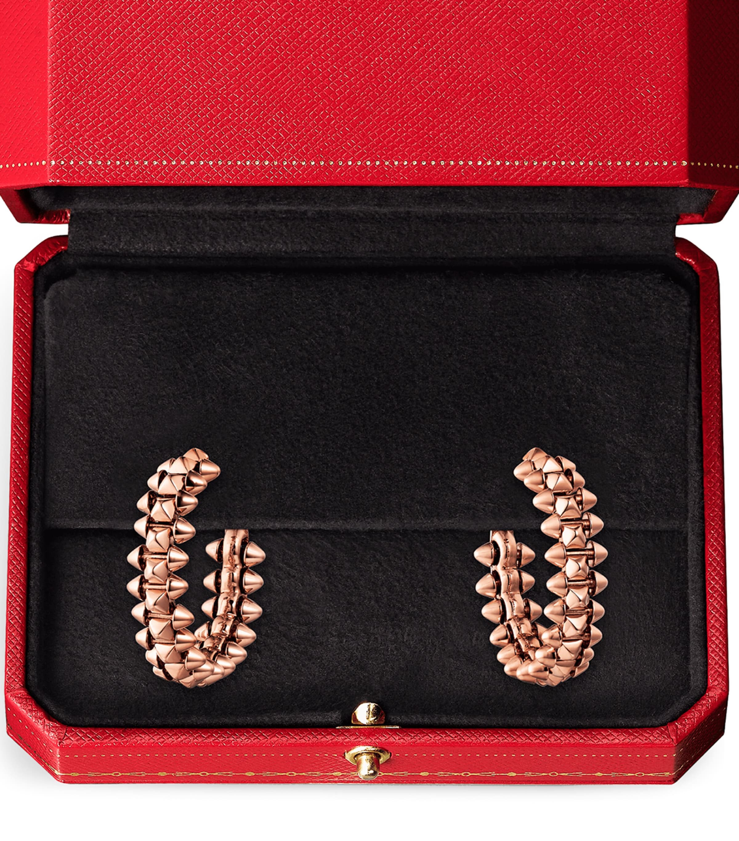 Rose Gold Clash de Cartier Hoop Earrings ROSE GOLD Image 2