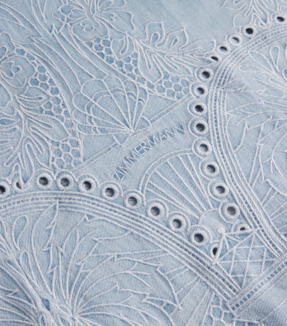 Cotton Embroidered Daylight Midi Dress ICE STORMICESTM Image 6