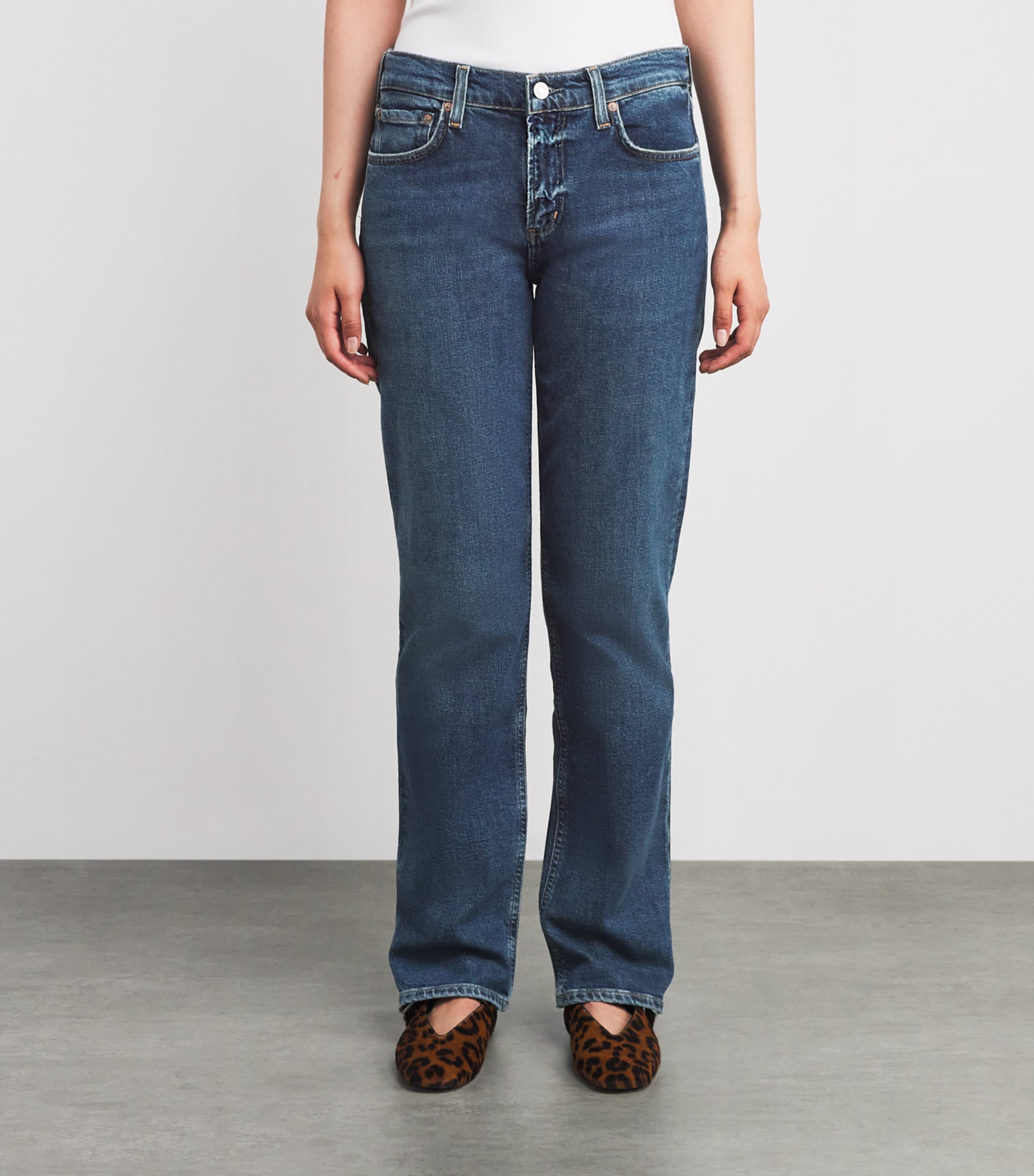 Low-Rise Slim Jeans SLICK MD WSHD IND Image 3