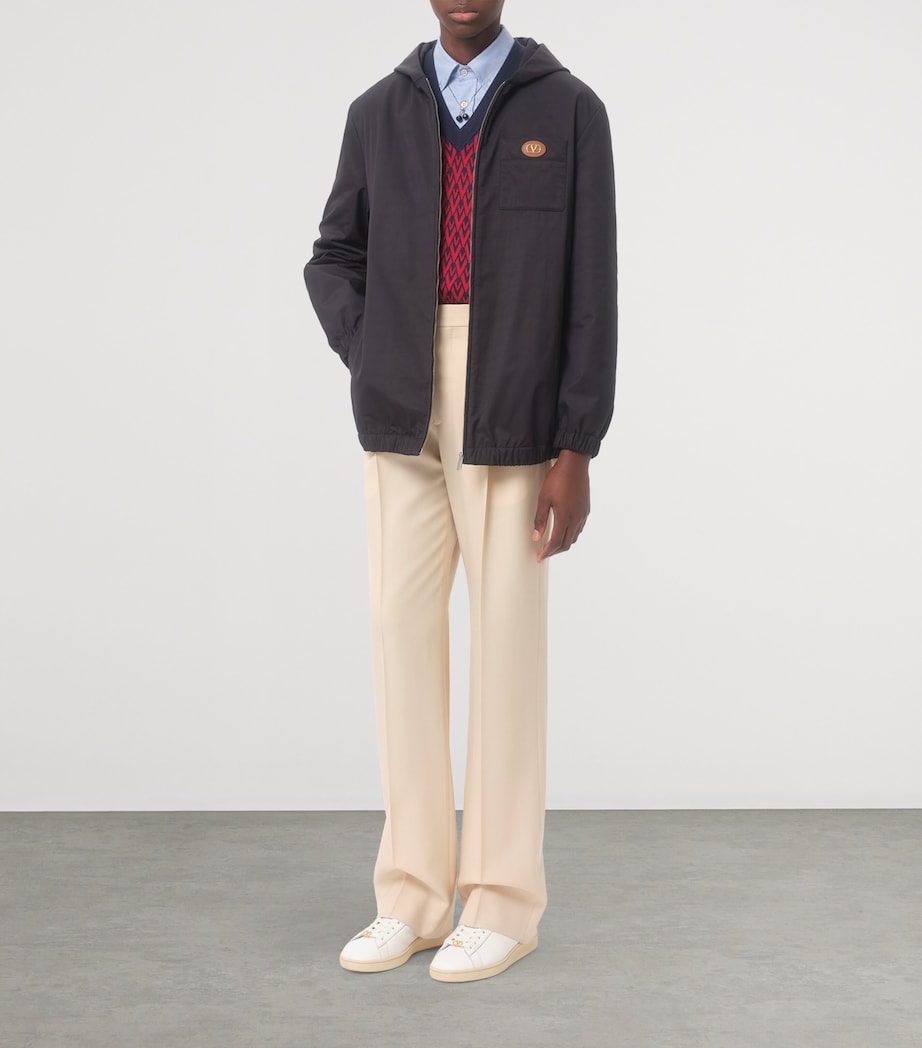 Hooded VLogo Jacket 598 Image 5