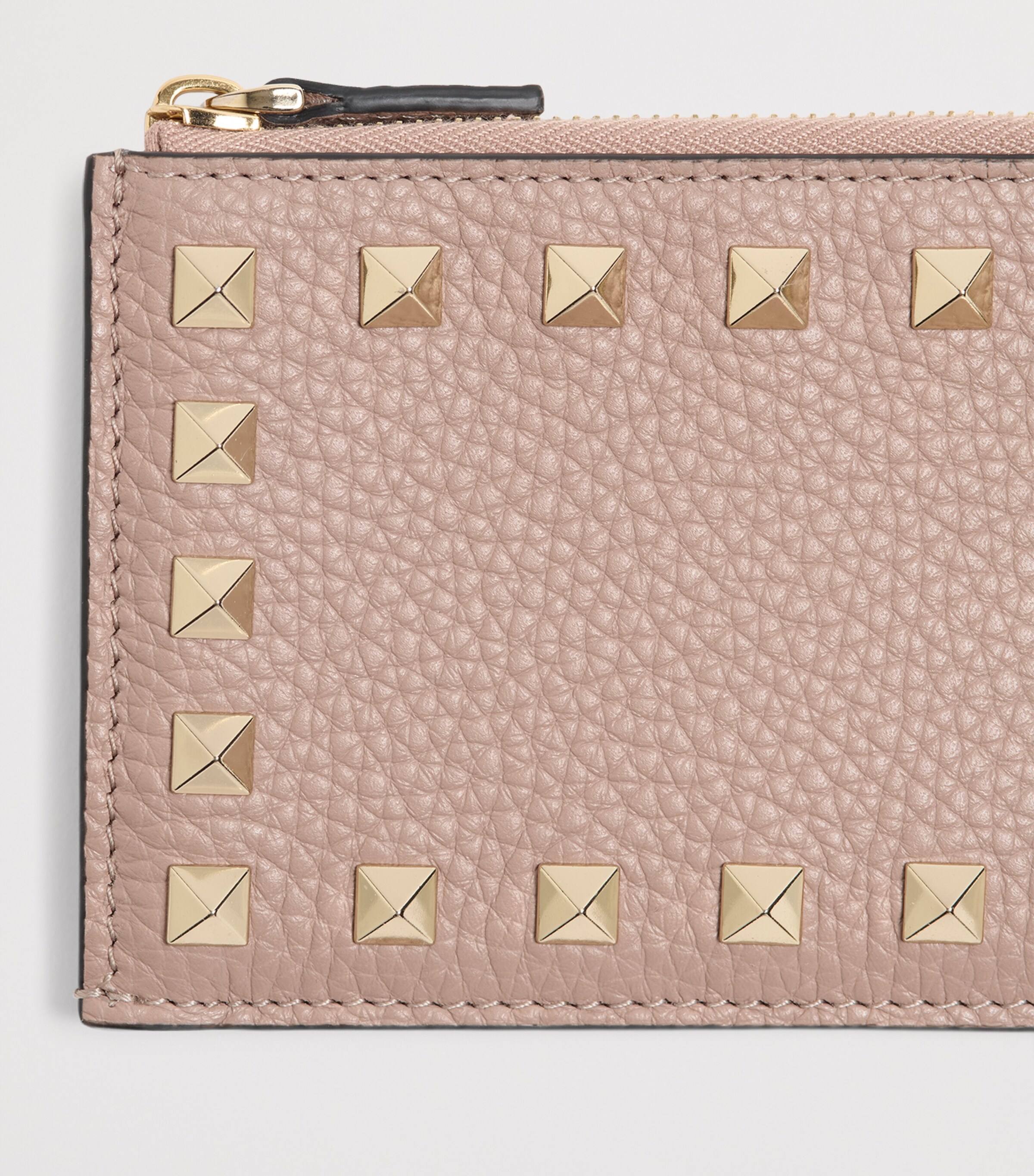 Leather Rockstud Card Holder P45 Image 5