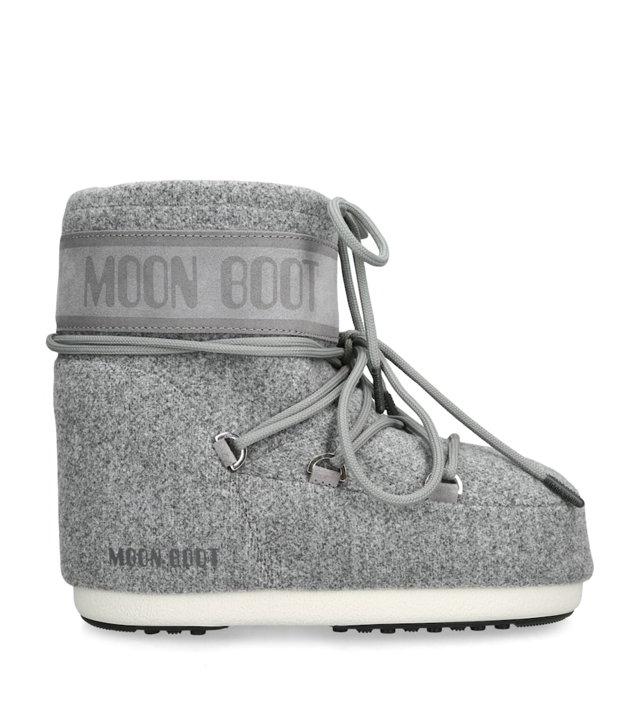 Felt Icon Low Ankle Boots GREY Image 1