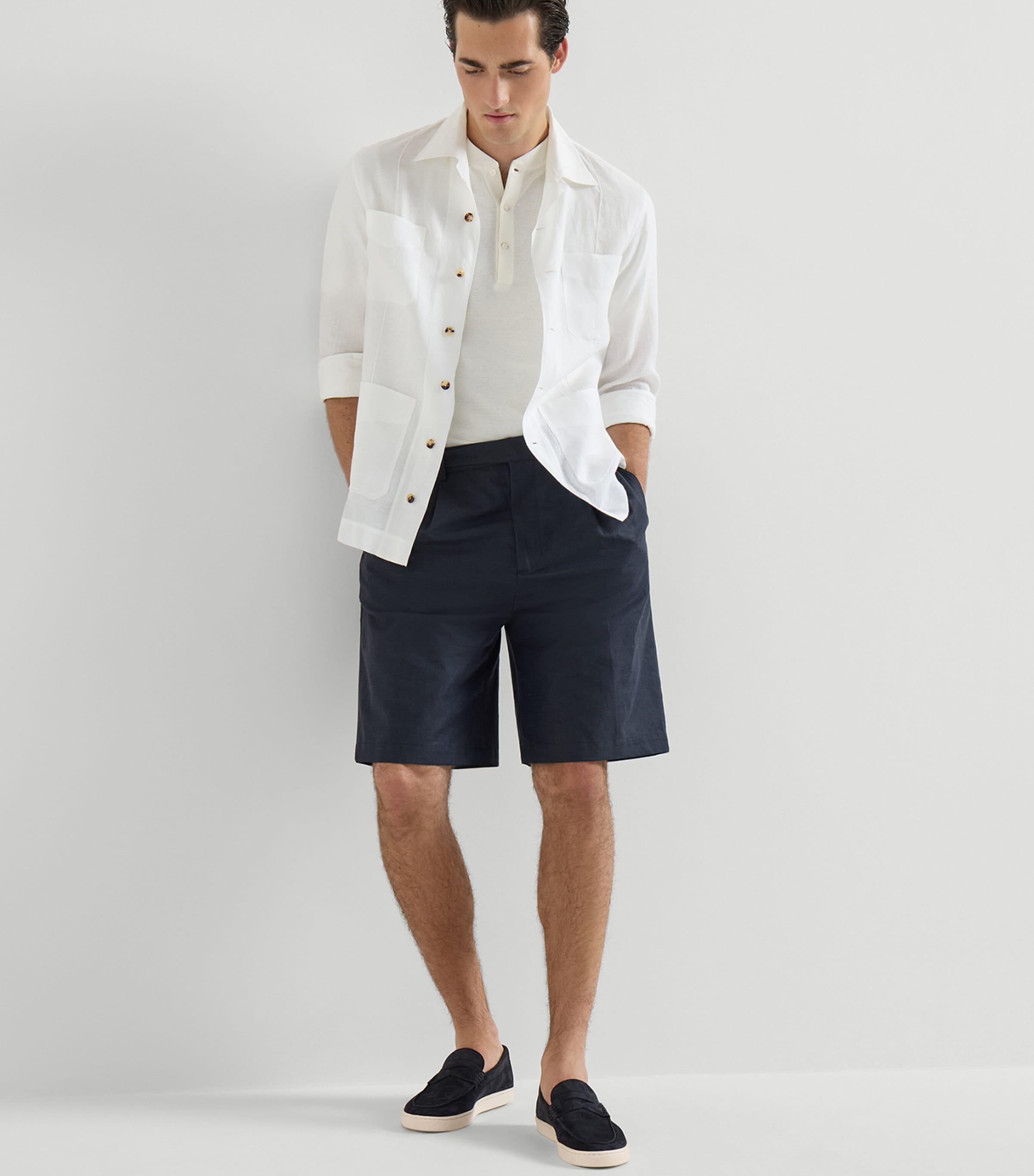Brunello Cucinelli Suede Hybrid Loafers Image 2