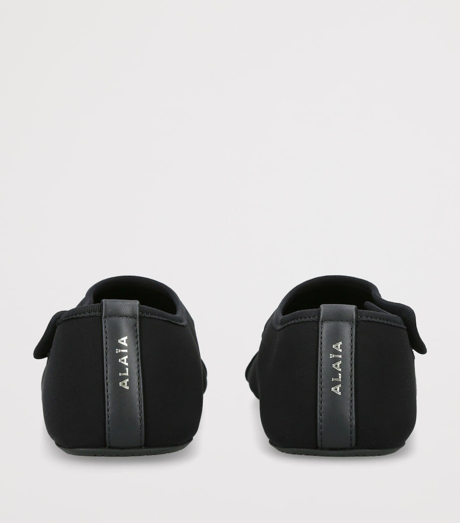 Neoprene Ballet Flats BLACK Image 2