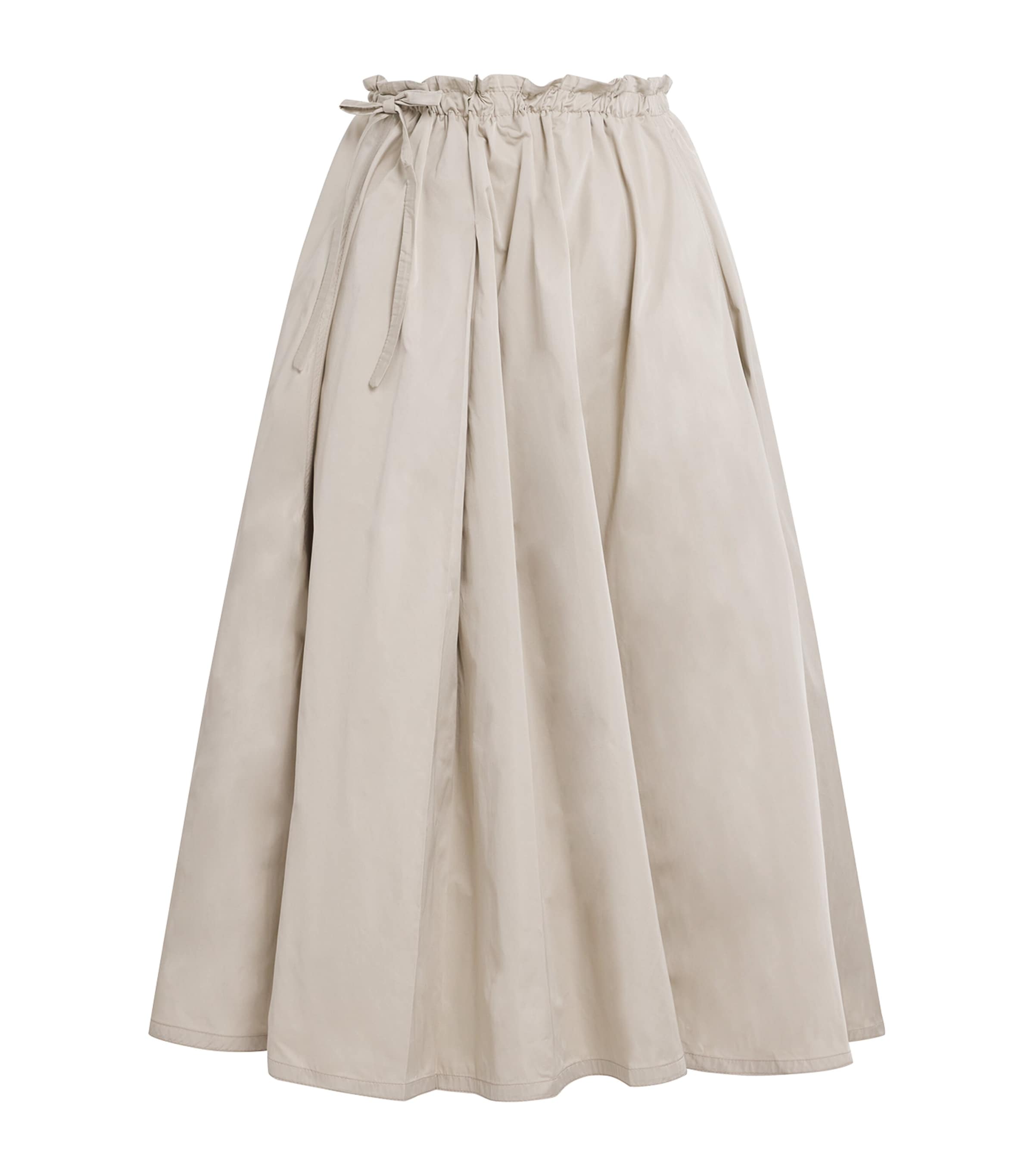 Nadine Mos Technical Midi Skirt In Neutral