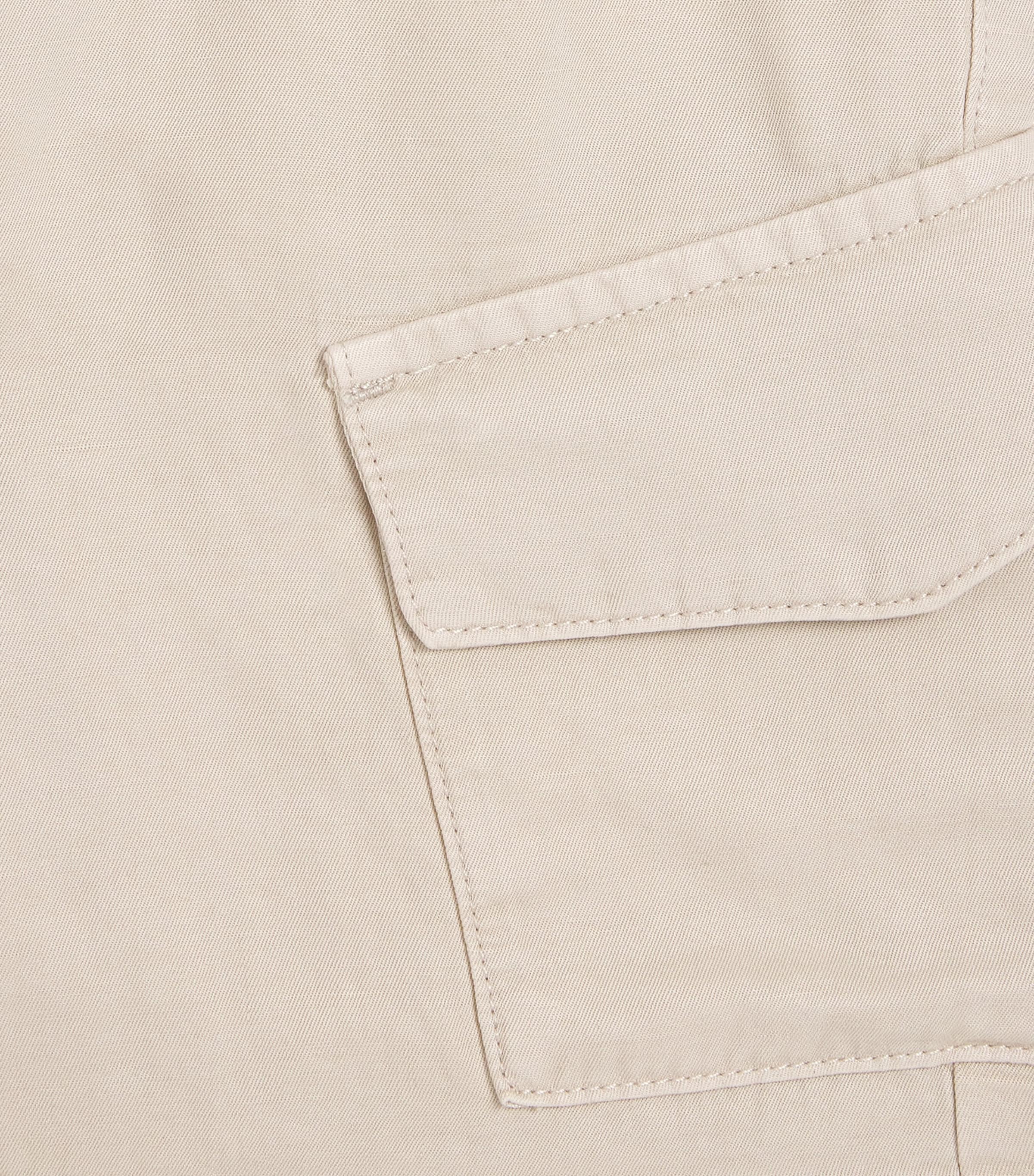 Cotton Cargo Shorts (2-16 Years) 107 BEIGE Image 4