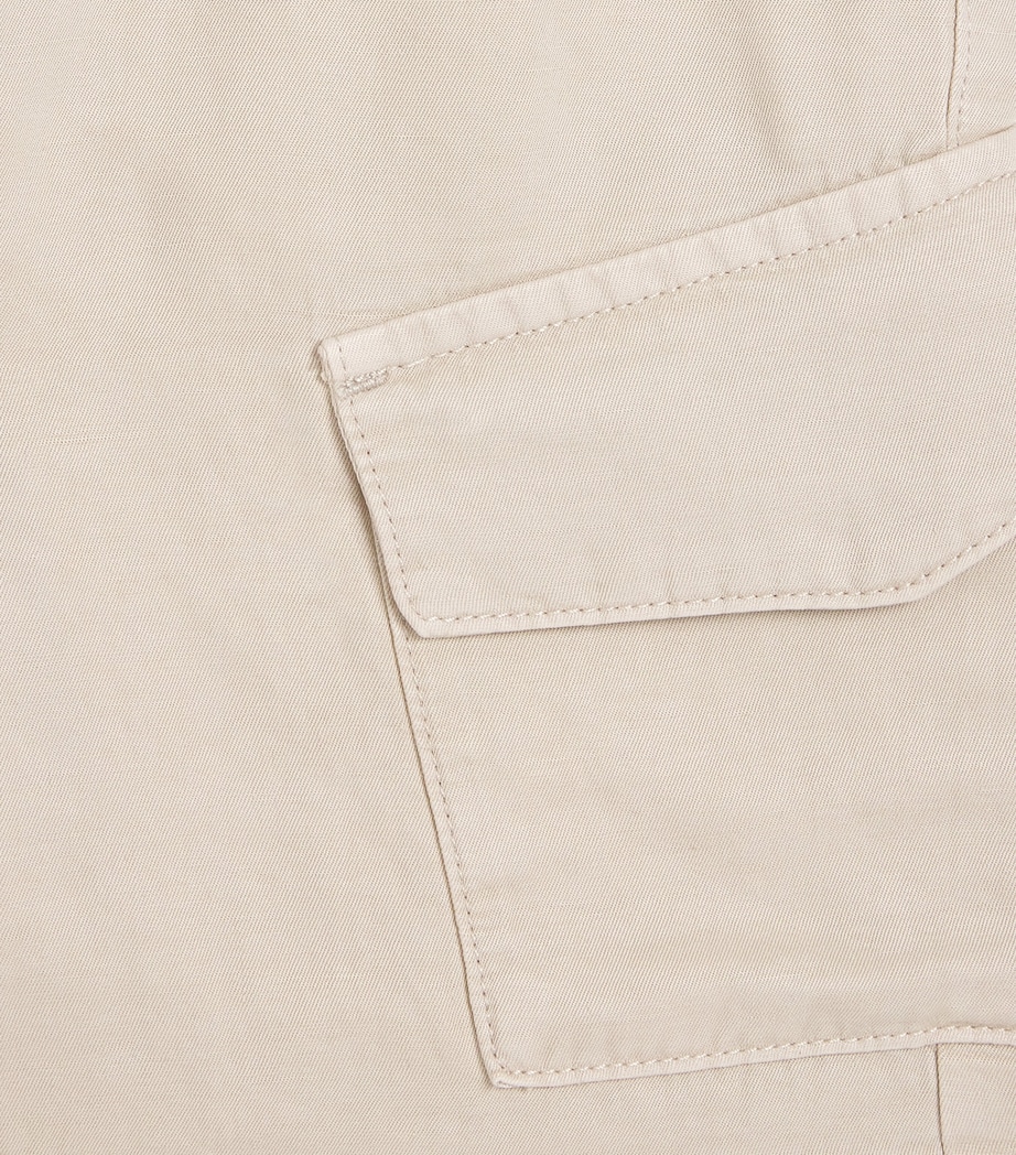 Cotton Cargo Shorts (2-16 Years) 107 BEIGE Image 4