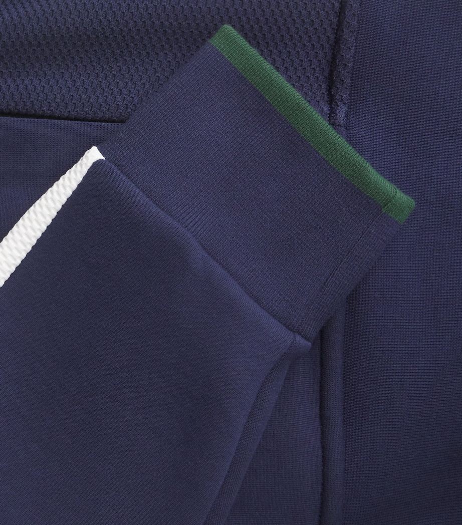 RLX Ralph Lauren Mens x Wimbledon Track Jacket French Navy/ White Image 6