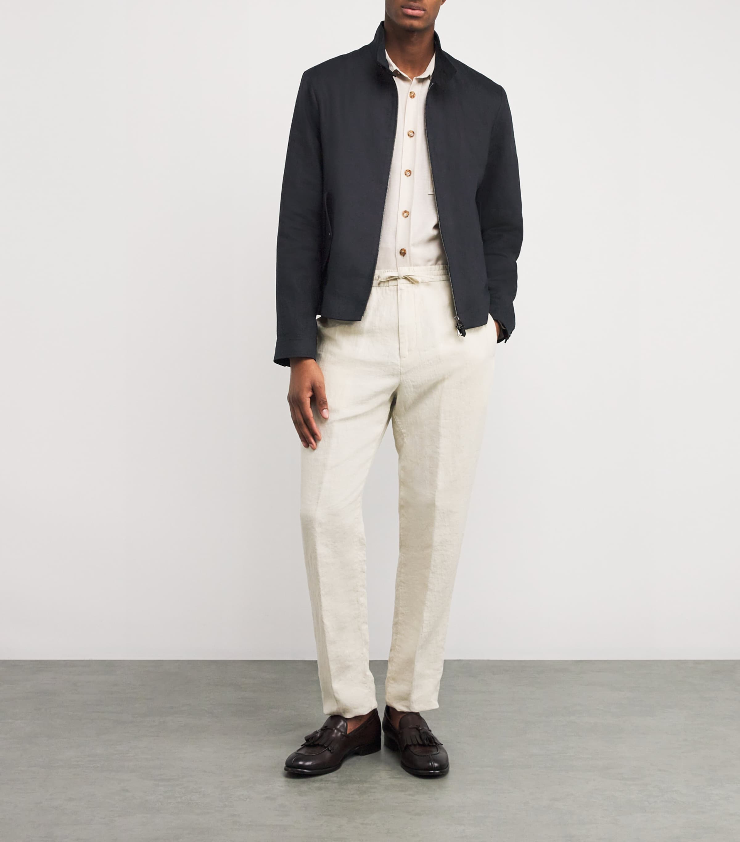 Cotton Zip Blouson Jacket 301 Image 2