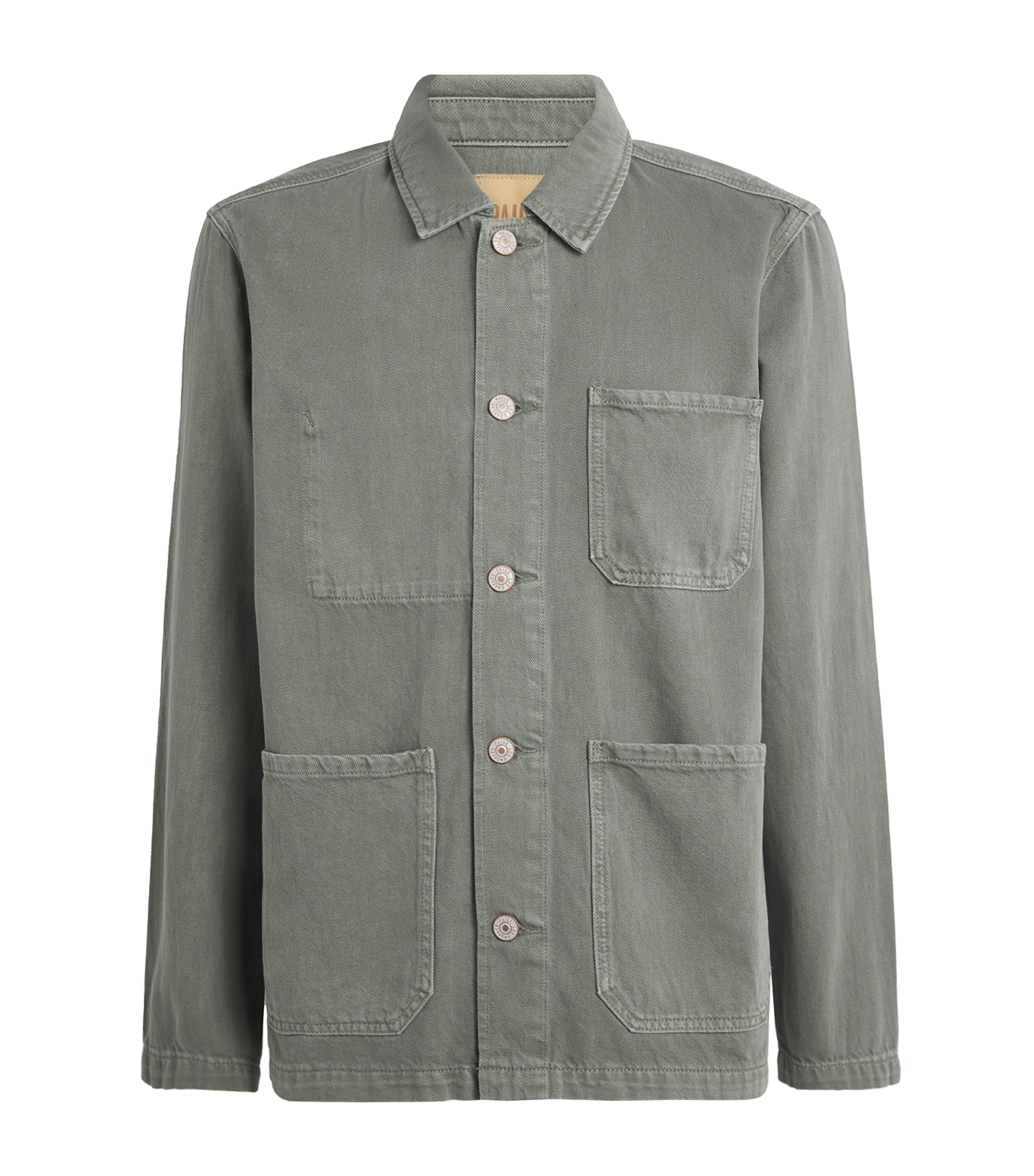 Paige Cotton Sidham Chore Jacket In Gray