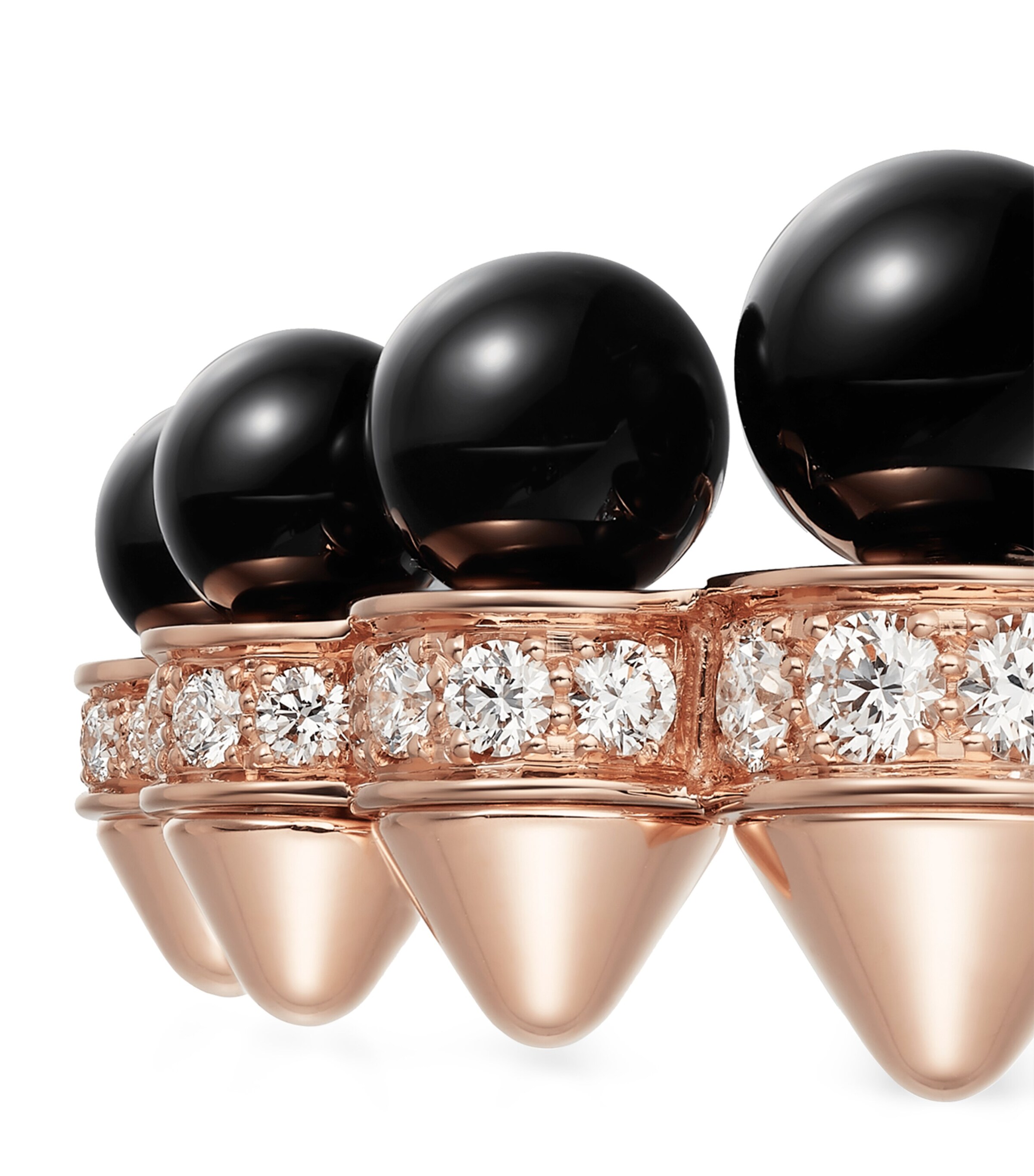Rose Gold, Onyx and Diamond Clash de Cartier Ring ROSE GOLD Image 4