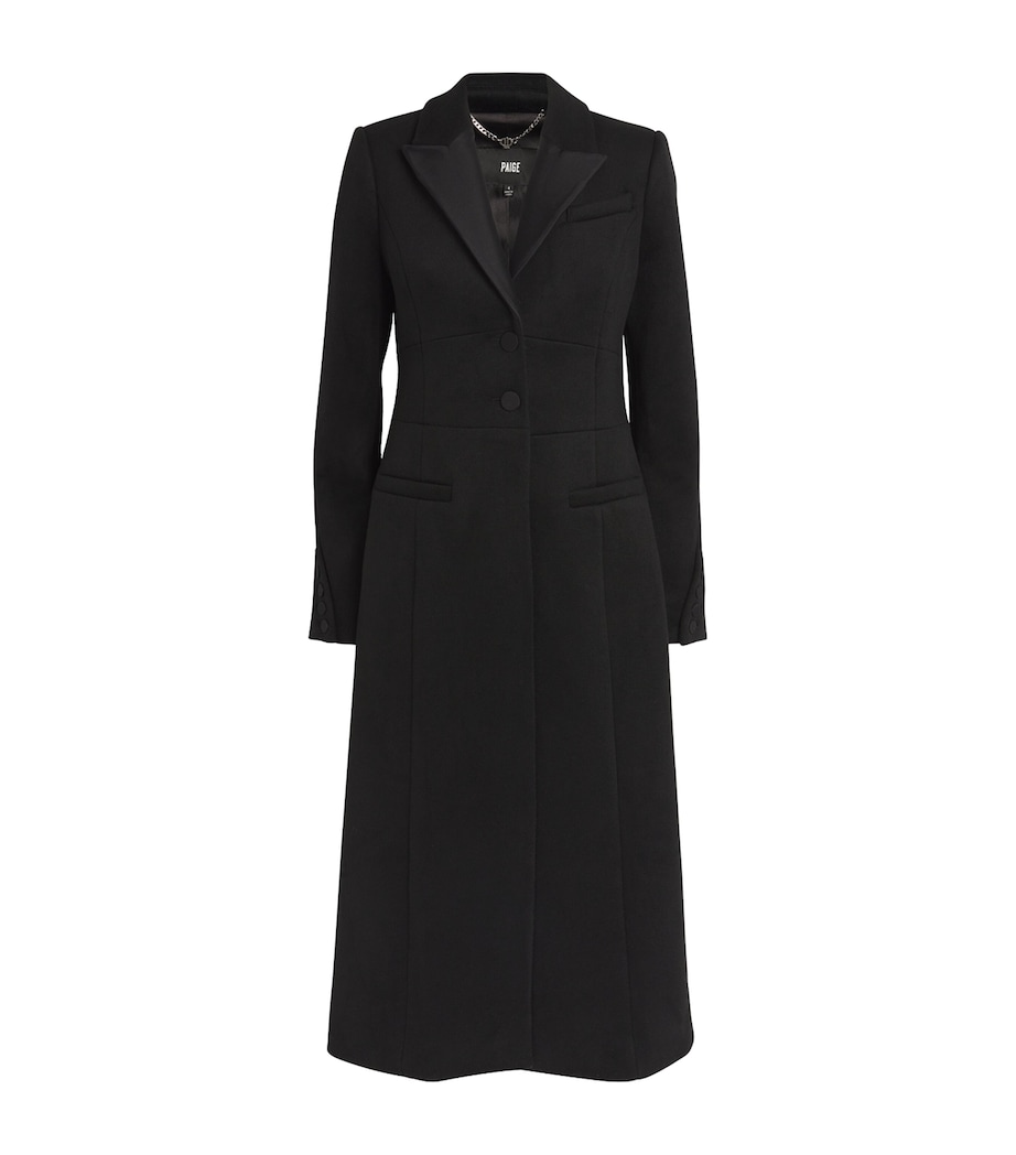 Wool-Blend Queens Coat BLACK Image 1