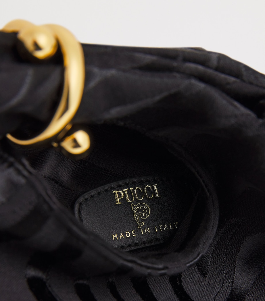 Silk Emilio Top-Handle Bag 999/NERO Image 6