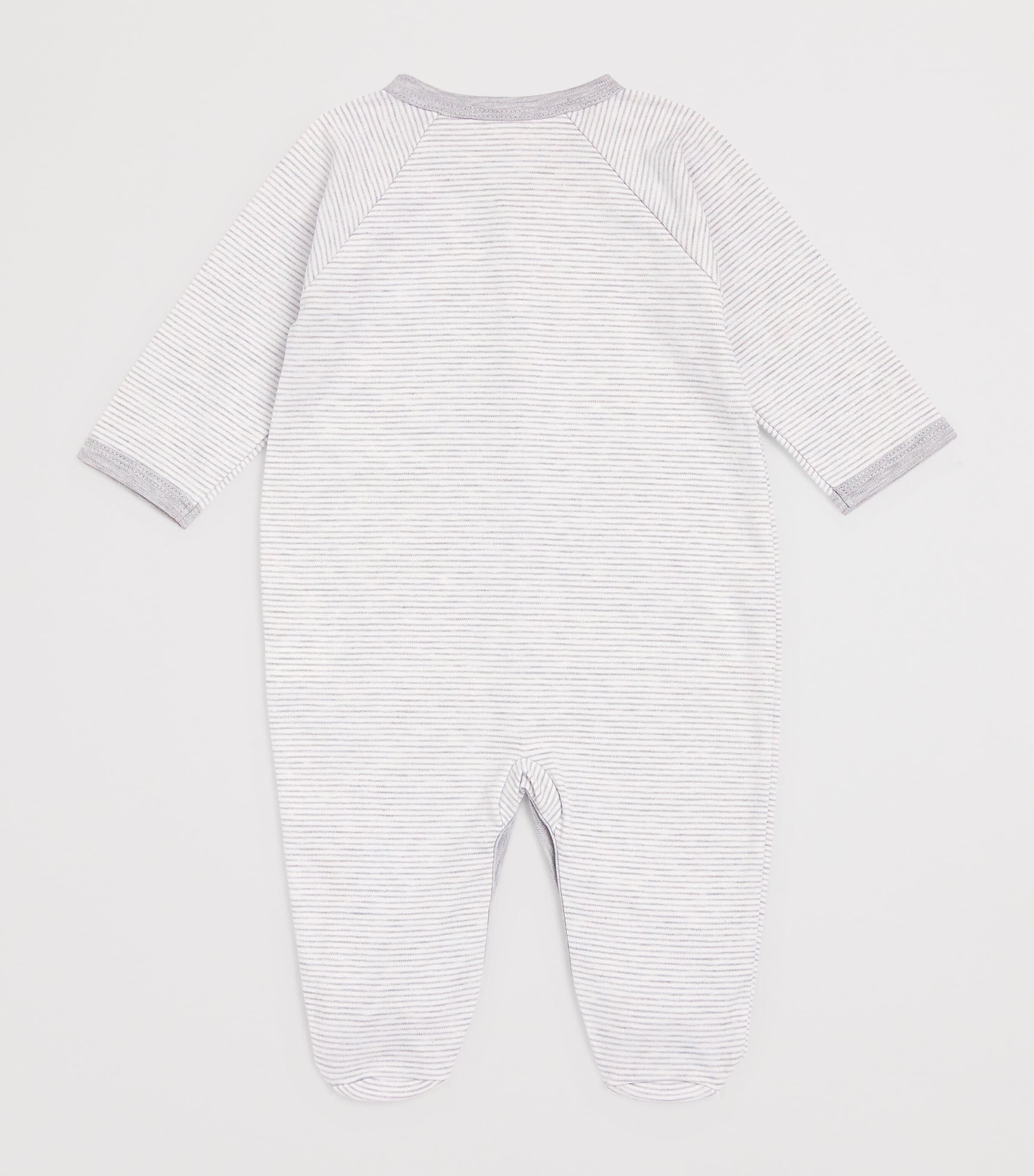 Pima Cotton Dinosaur Era All-In-One (0-12 Months) K020GREY Image 2