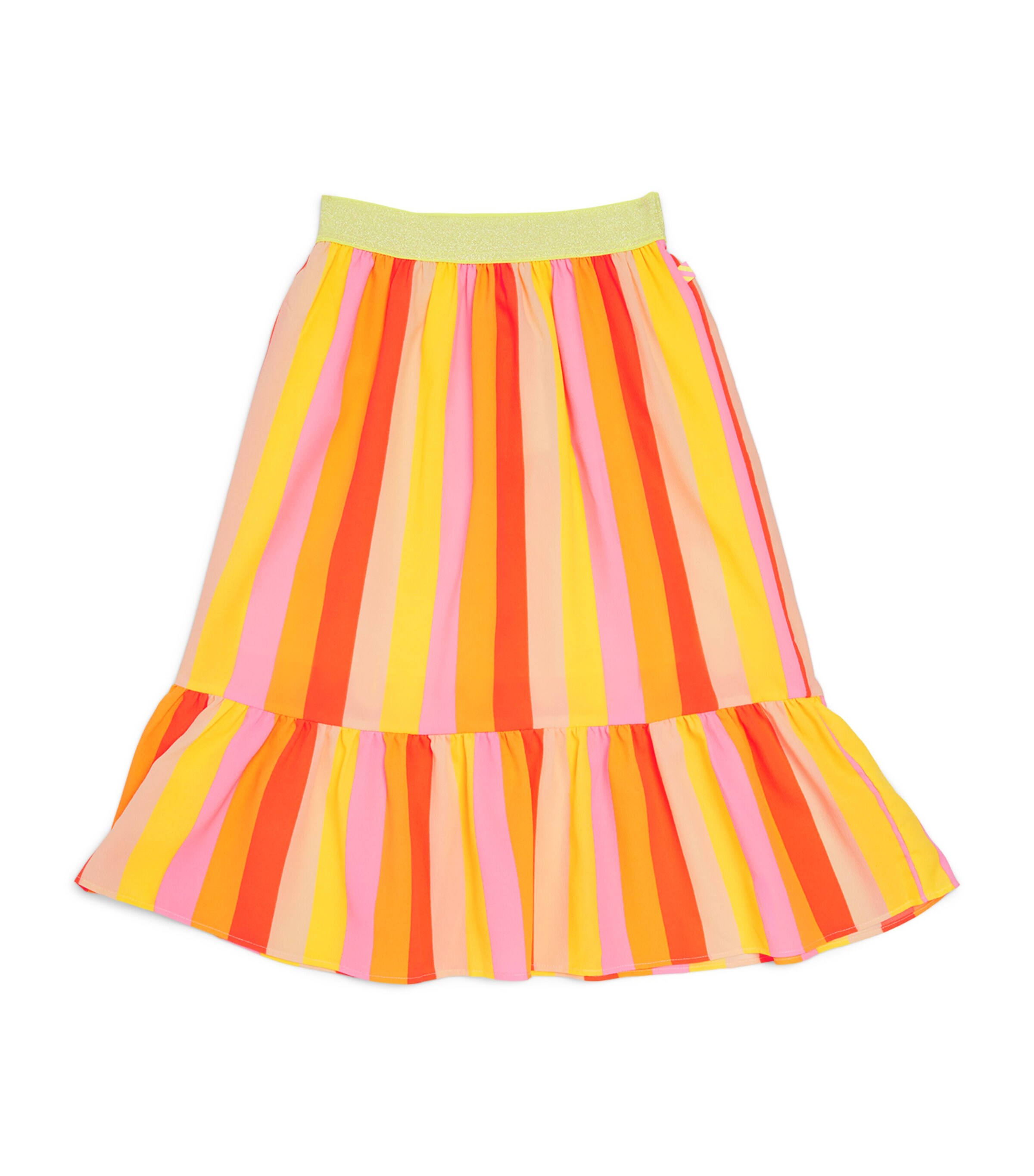 Billieblush Striped Maxi Skirt In Orange