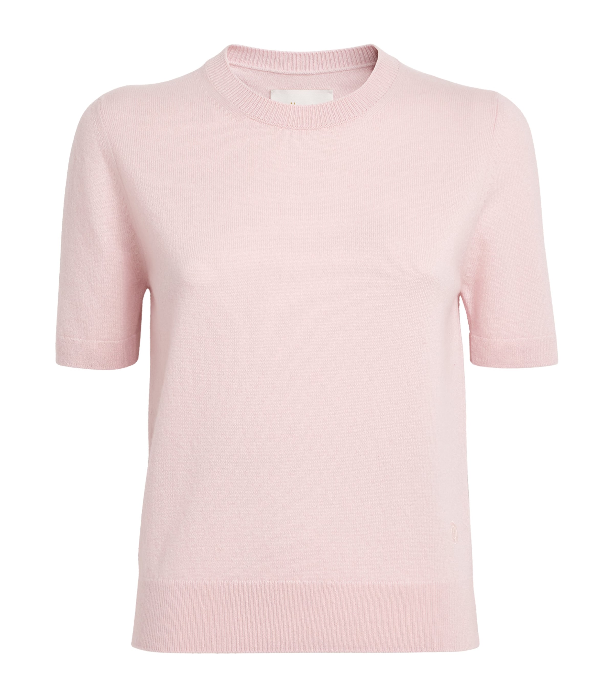 Harrods Cashmere T-shirt Sweater In Pink