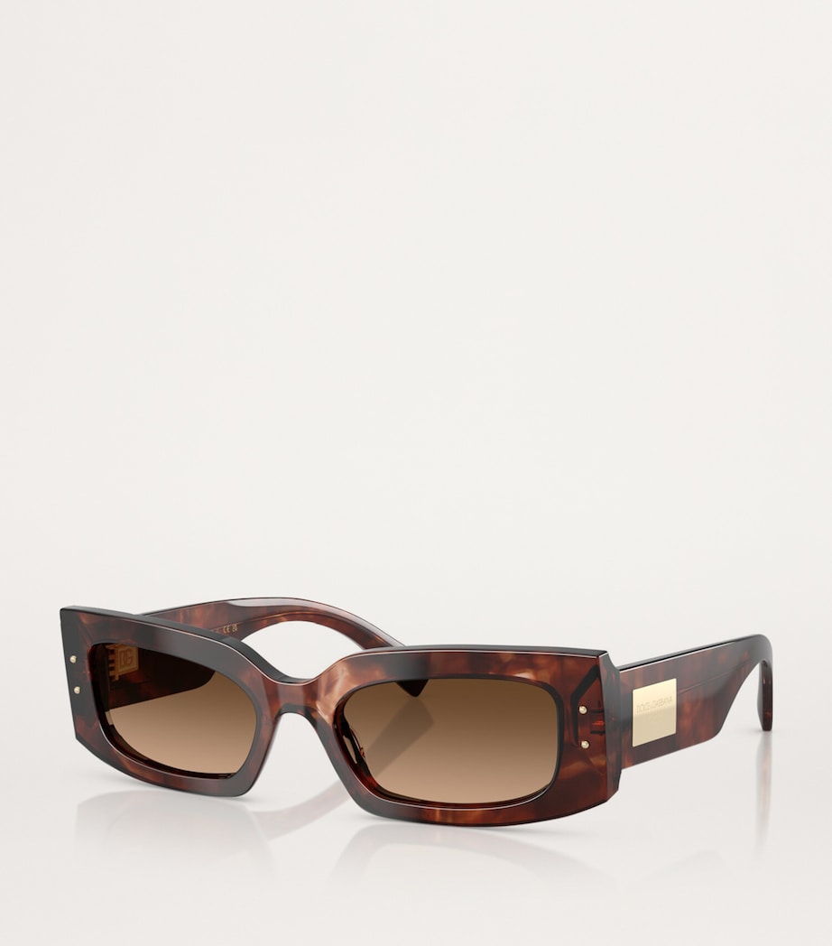 Dolce&Gabbana Acetate Rectangular Sunglasses Image 2