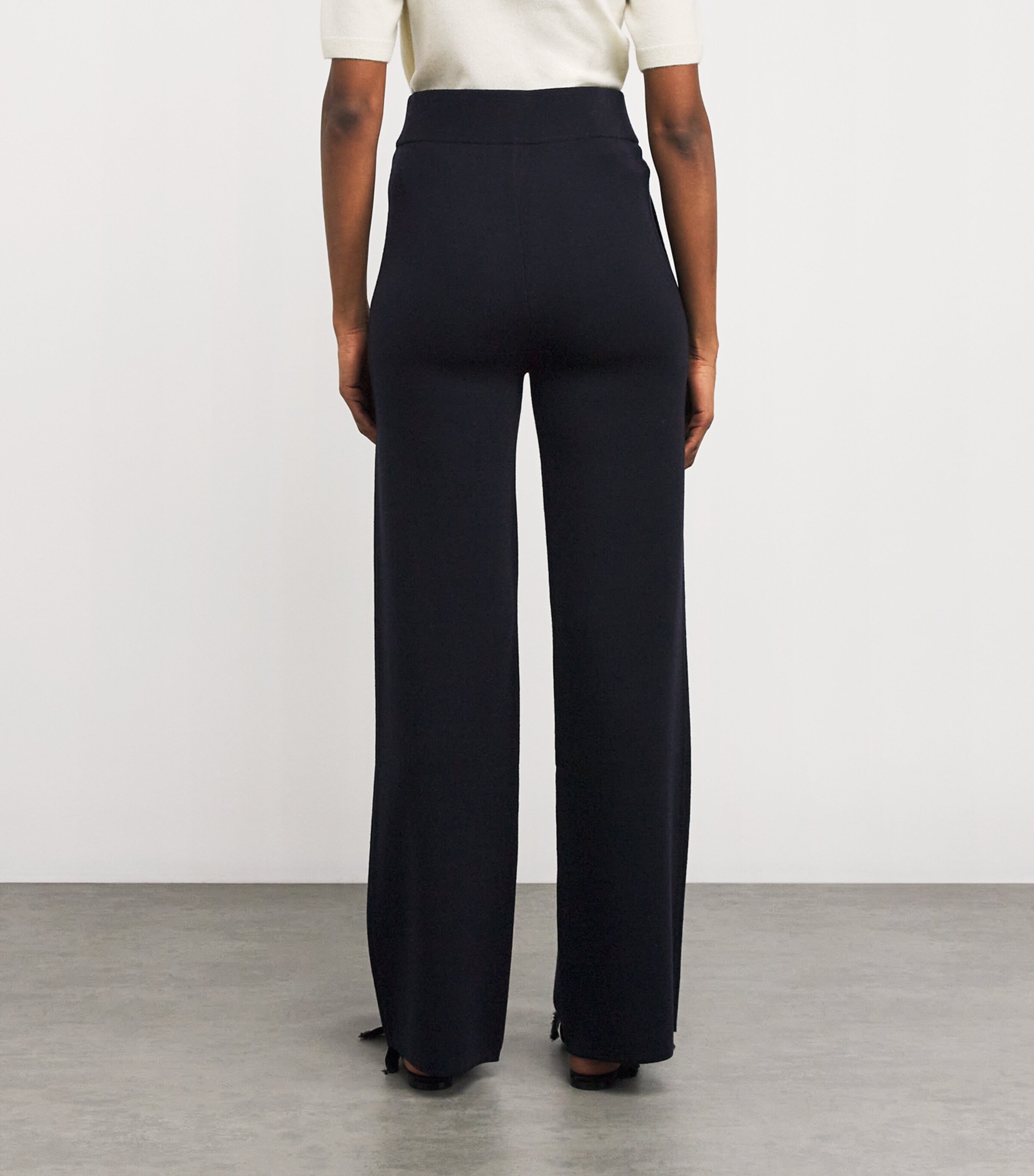 パンツ Max Mara High-Waisted Wide-Leg Trousers In Luxurious Virgin Trousers virgin wool | Max Mara