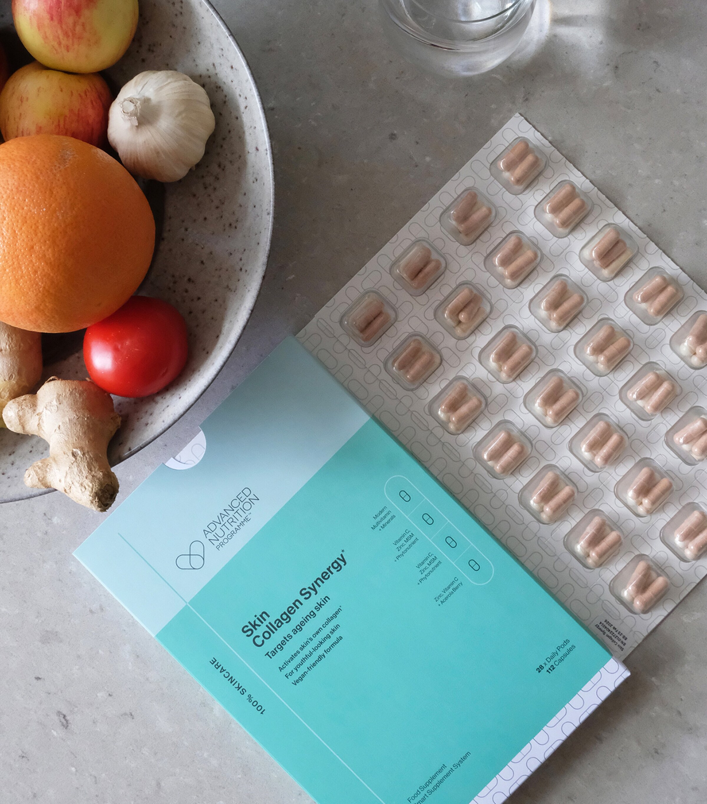 Skin Collagen Synergy (112 Capsules) NO COLOUR Image 2