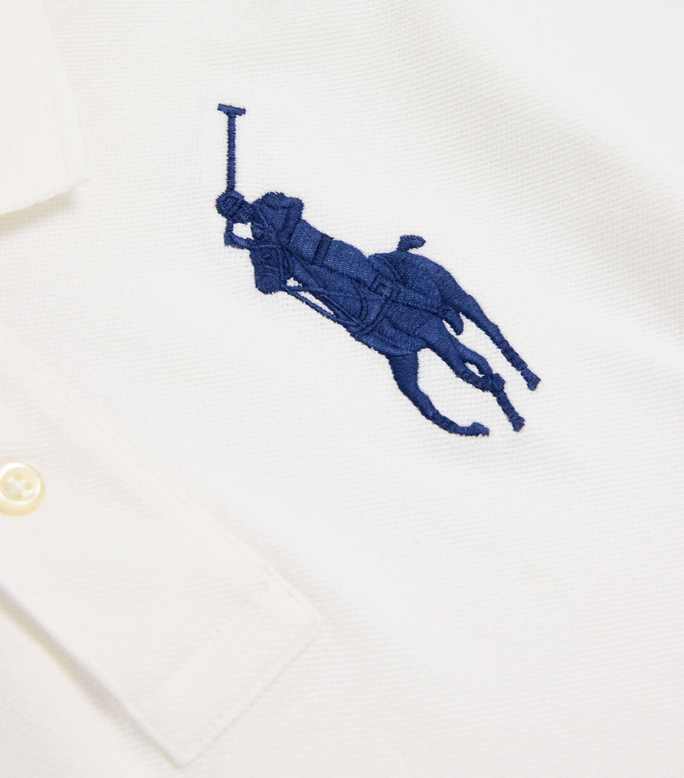Slim-Fit Polo Player Polo Shirt (6-14 Years) WHITE/C7996 Image 3