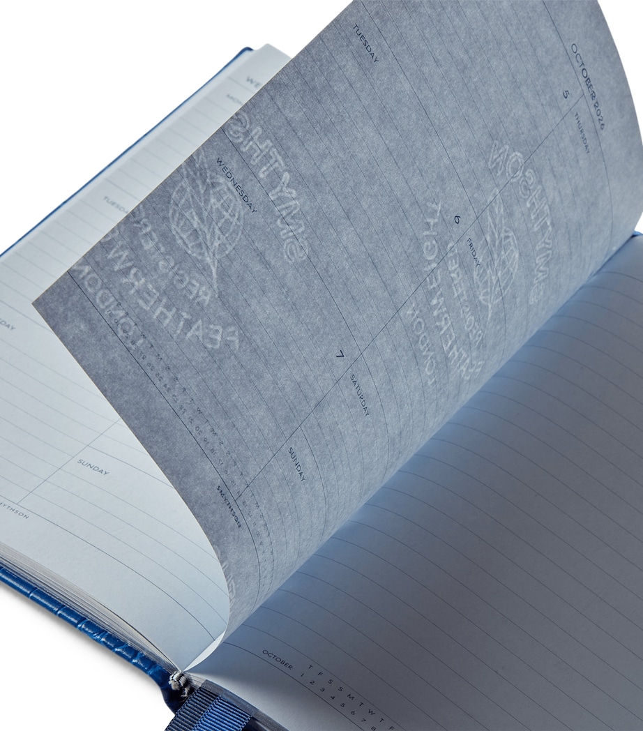 Mara Leather 2026 Soho Planner CERULEAN Image 3