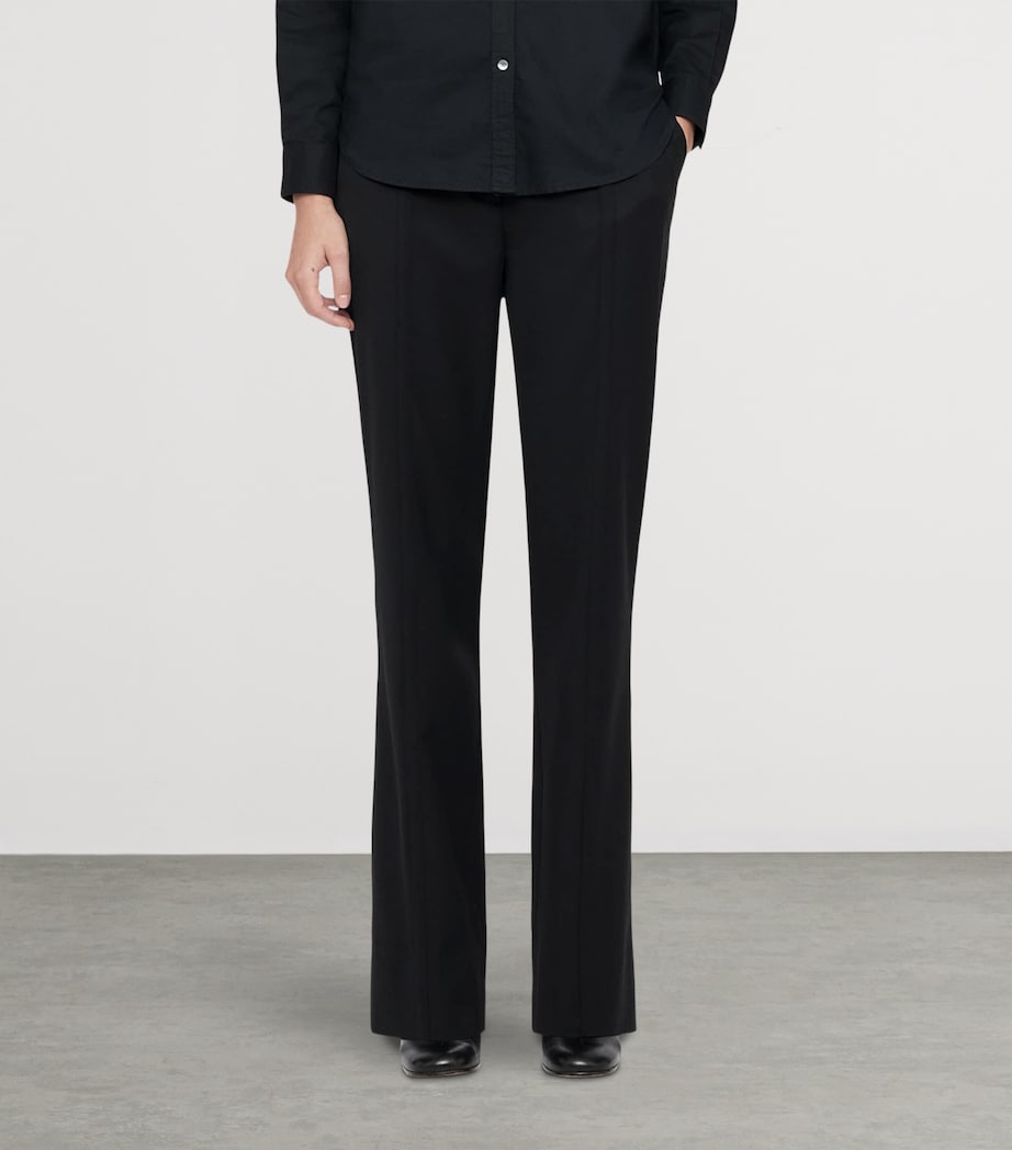 AllSaints Womens Roxanne Trousers Black Image 3