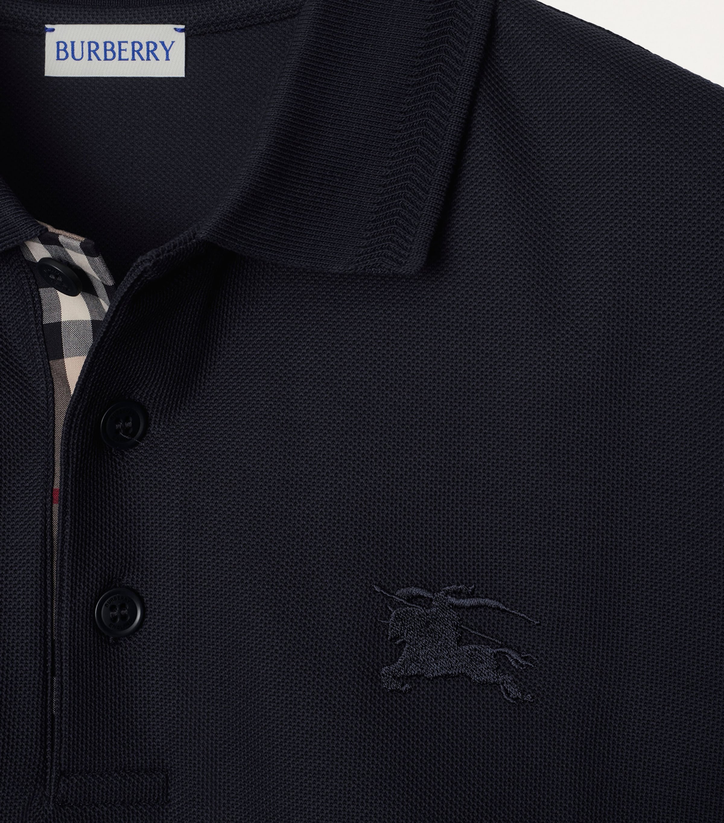Cotton EKD Polo Shirt COAL BLUE Image 5