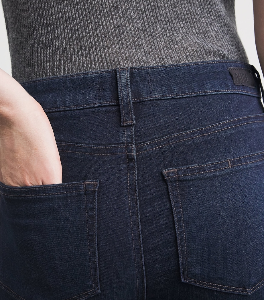 PAIGE Womens Hoxton Slim Jeans Mona Image 3