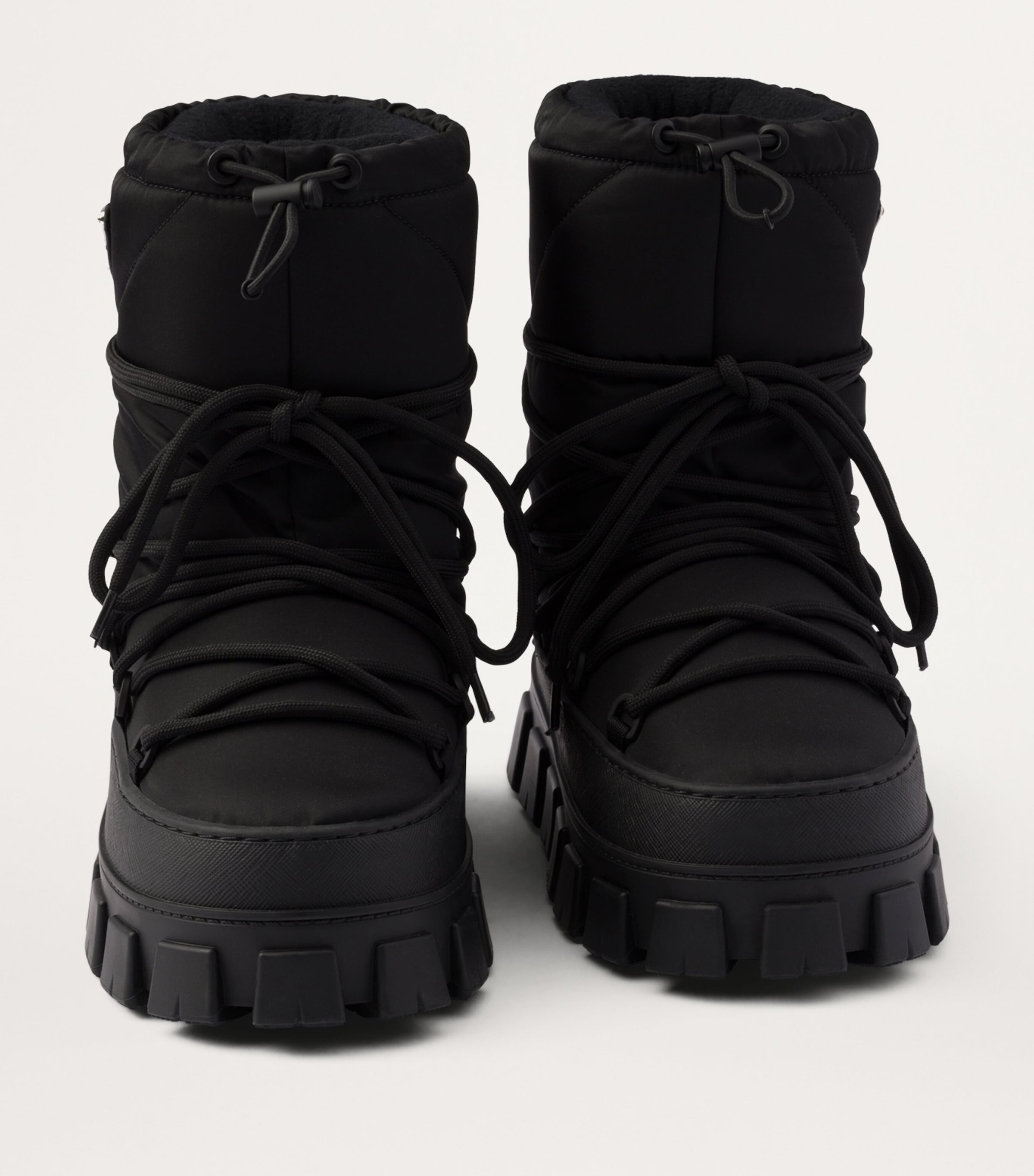 Prada Black Re-Nylon Après-Ski Boots 40 | Harrods UK