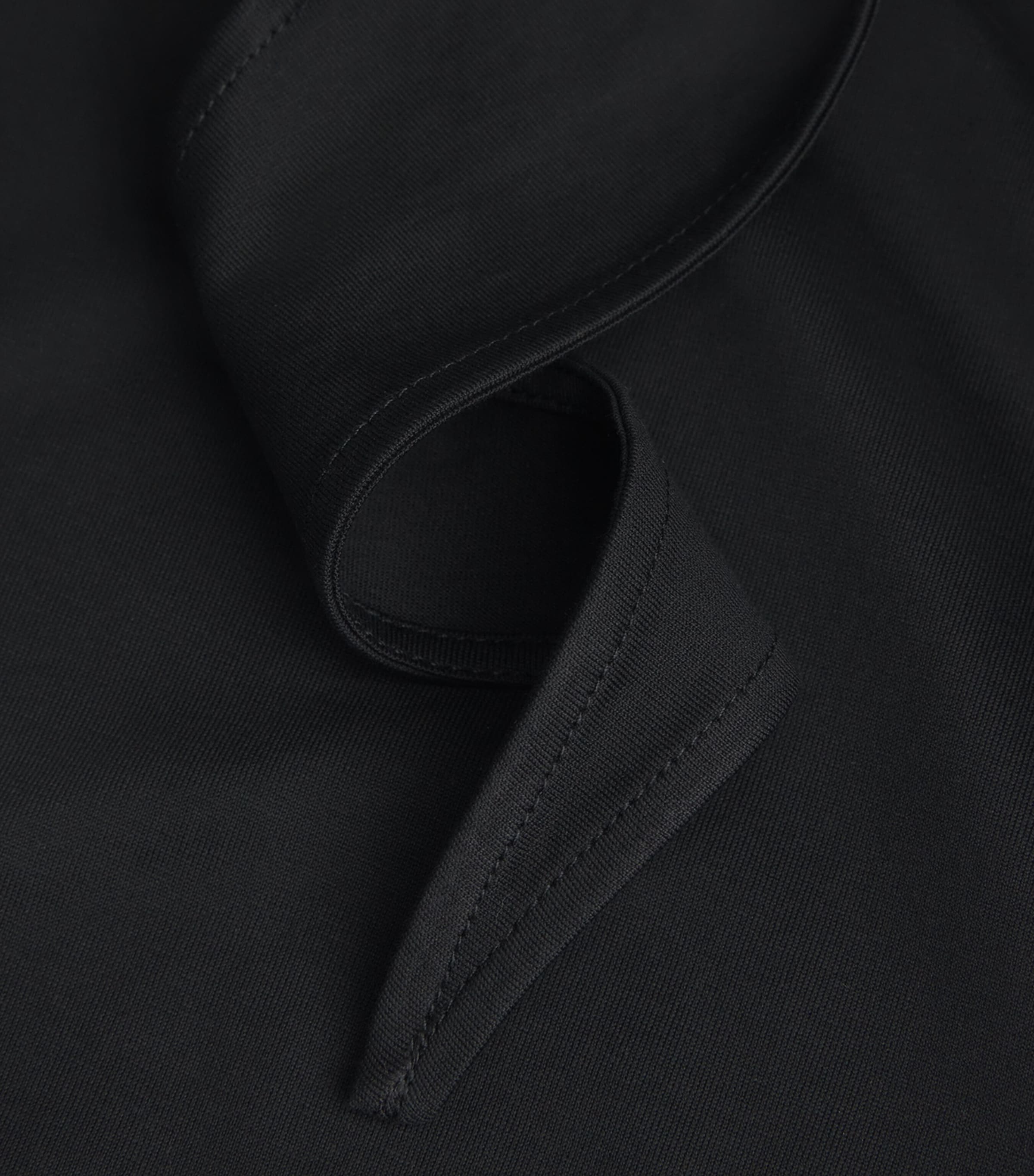 Cotton Foulard T-Shirt BK999 BLACK Image 5