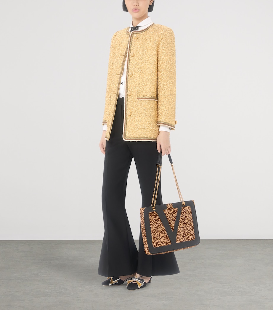 Medium Calf Hair Viva Superstar Tote Bag C2J Image 6