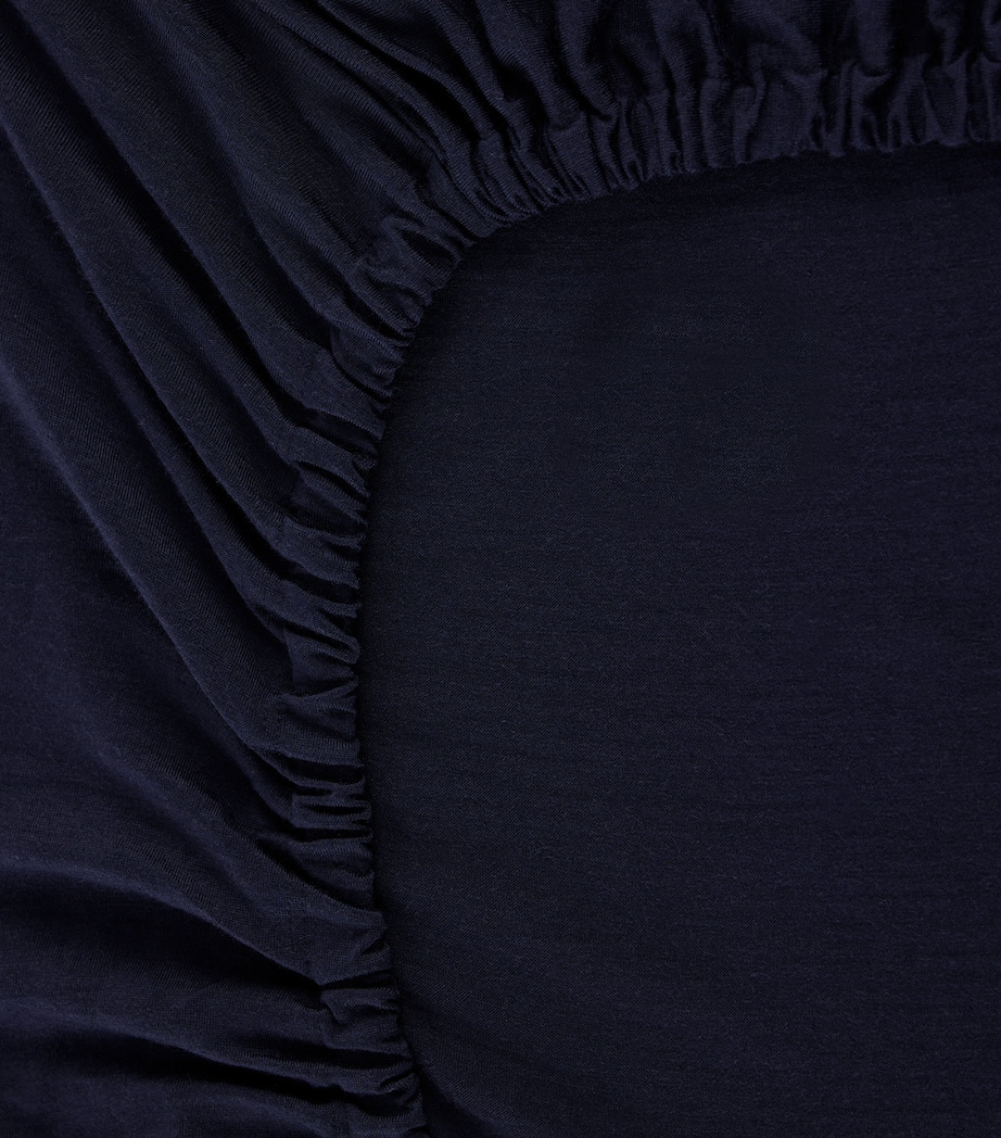 Merino Jersey Super King Fitted Sheet (180cm x 200cm) ARABIAN NIGHT SKY Image 2