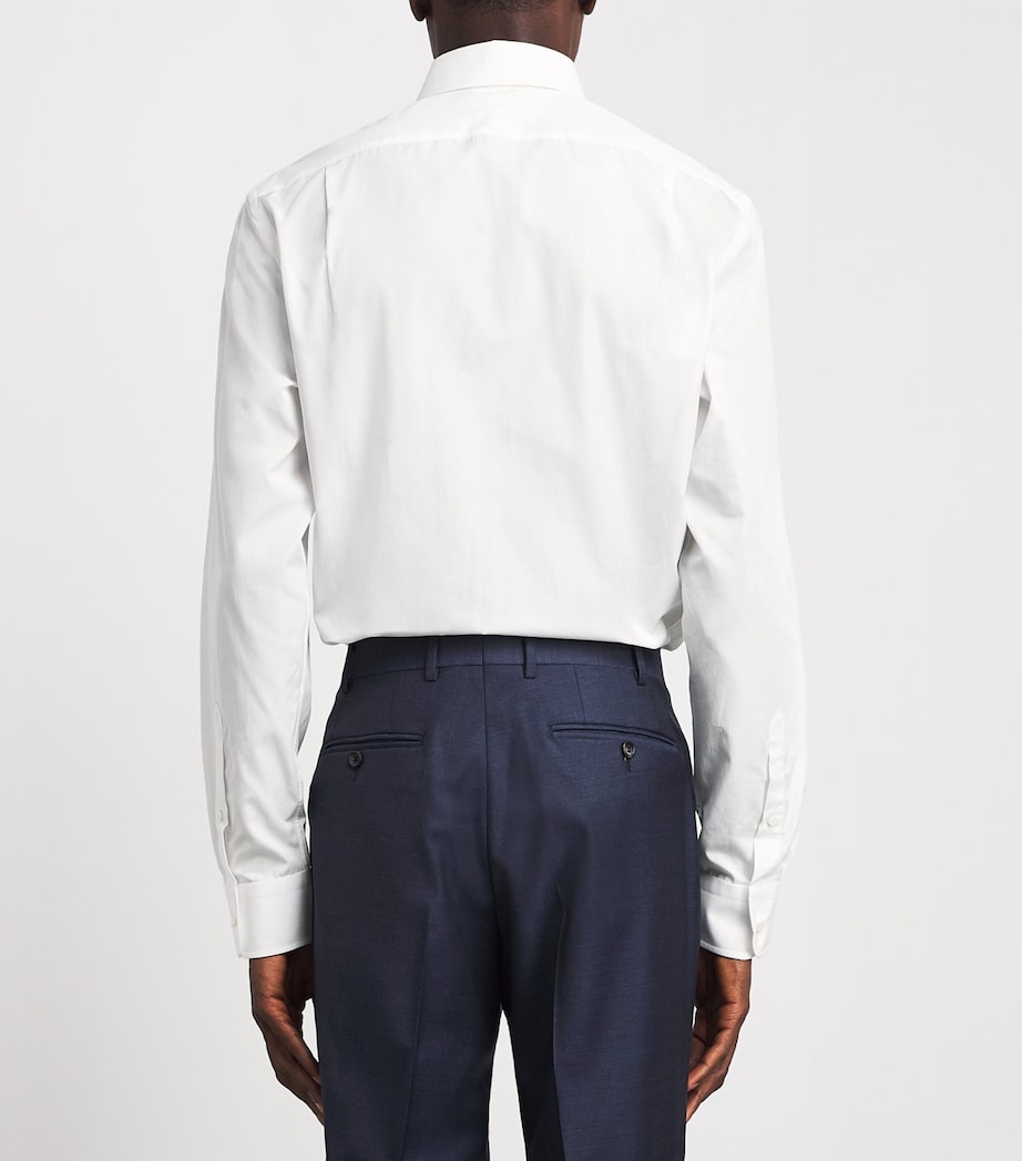 Ralph Lauren Purple Label Mens Cotton Poplin Shirt White Image 5