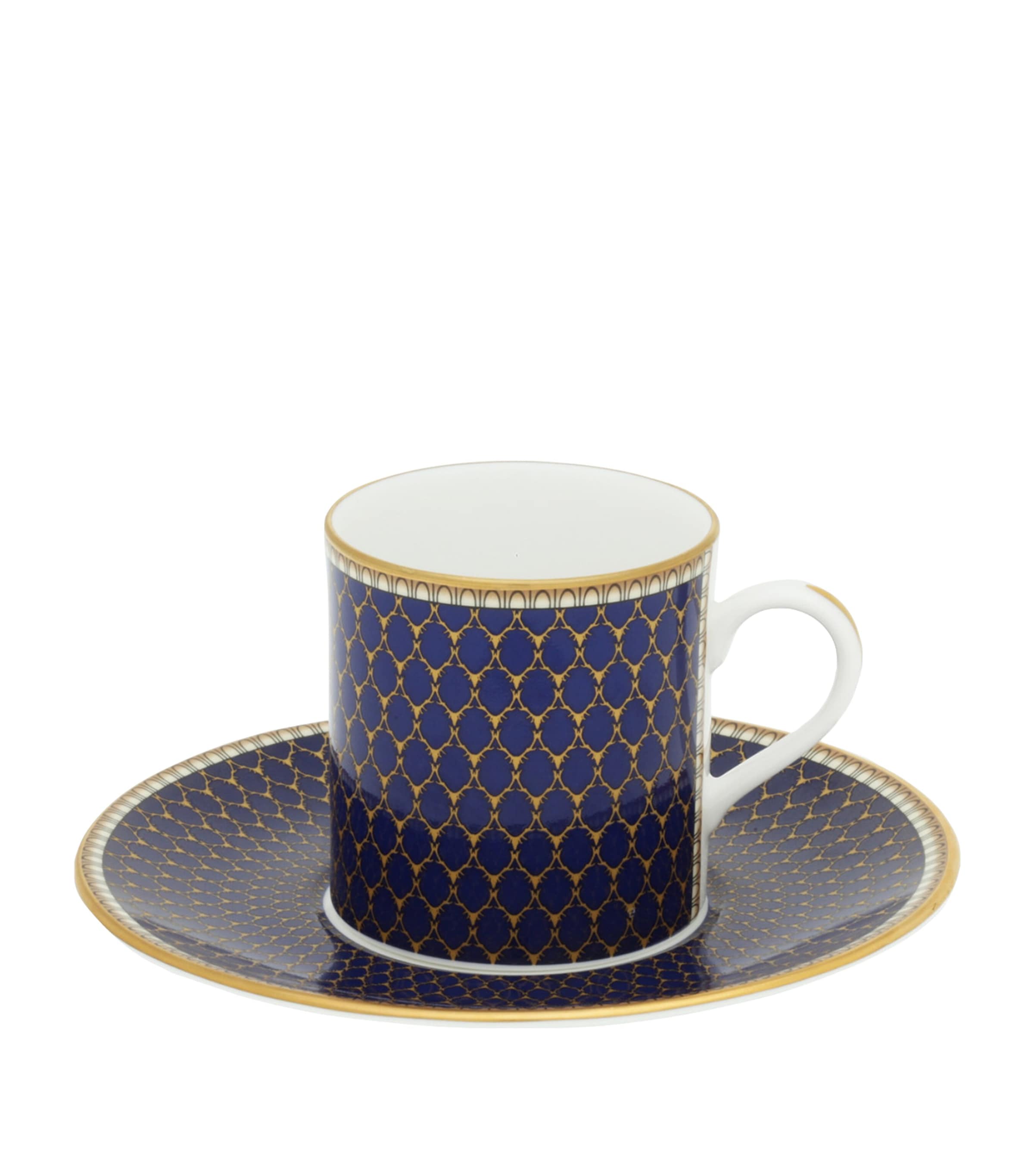 Halcyon Days Antler Trellis Coffee Cup and Saucer Image 1