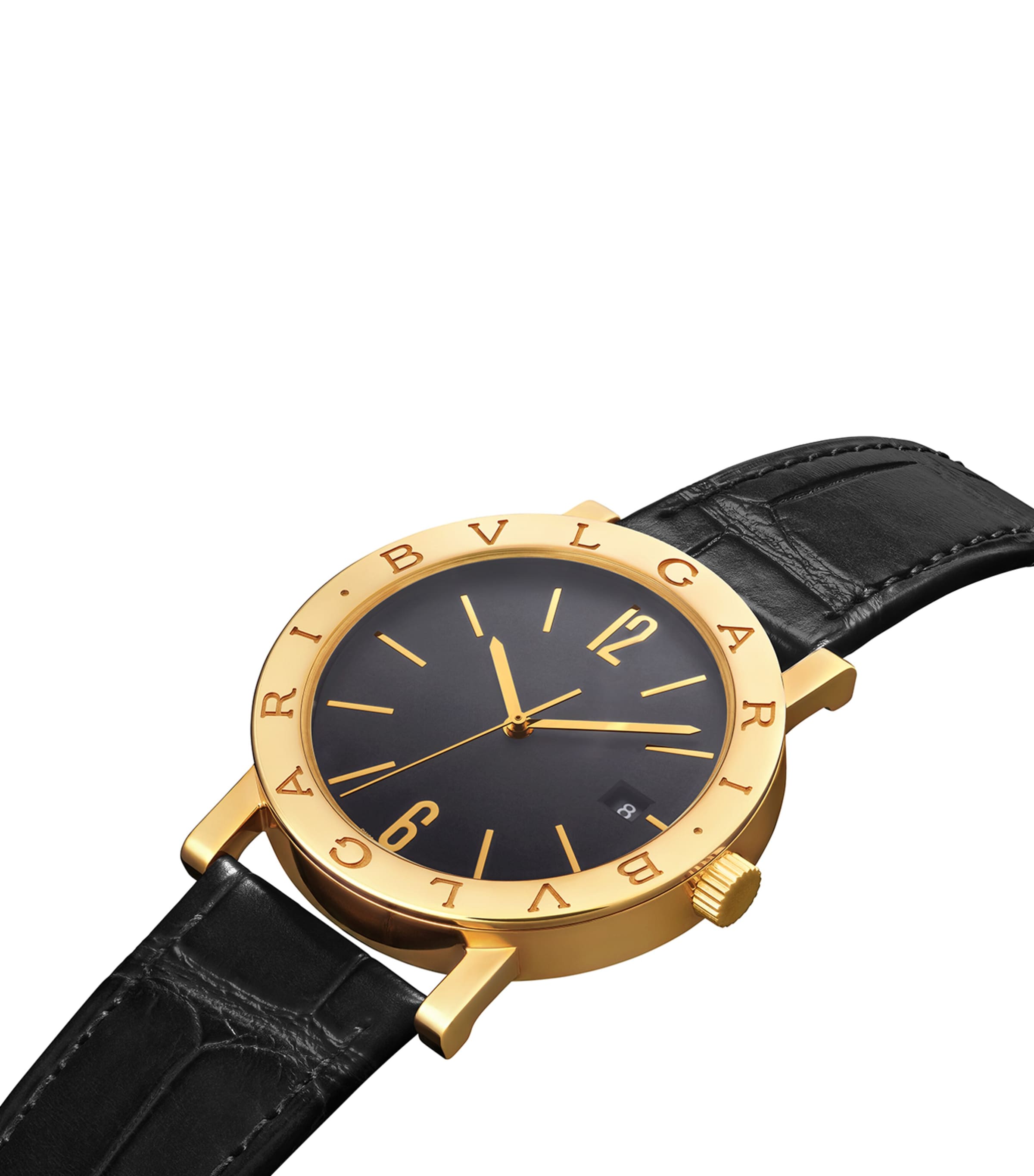 Yellow Gold BVLGARI BVLGARI Watch 38mm BLACK Image 4