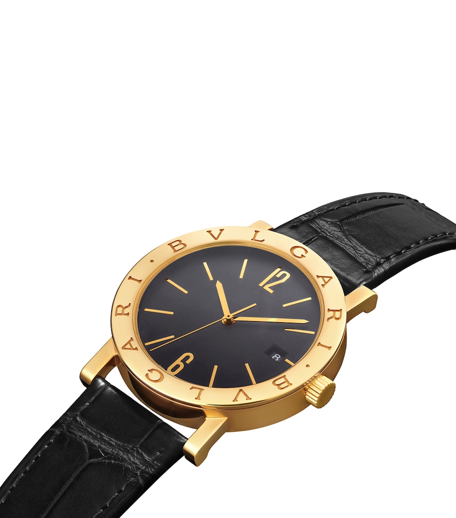 Yellow Gold BVLGARI BVLGARI Watch 38mm BLACK Image 4