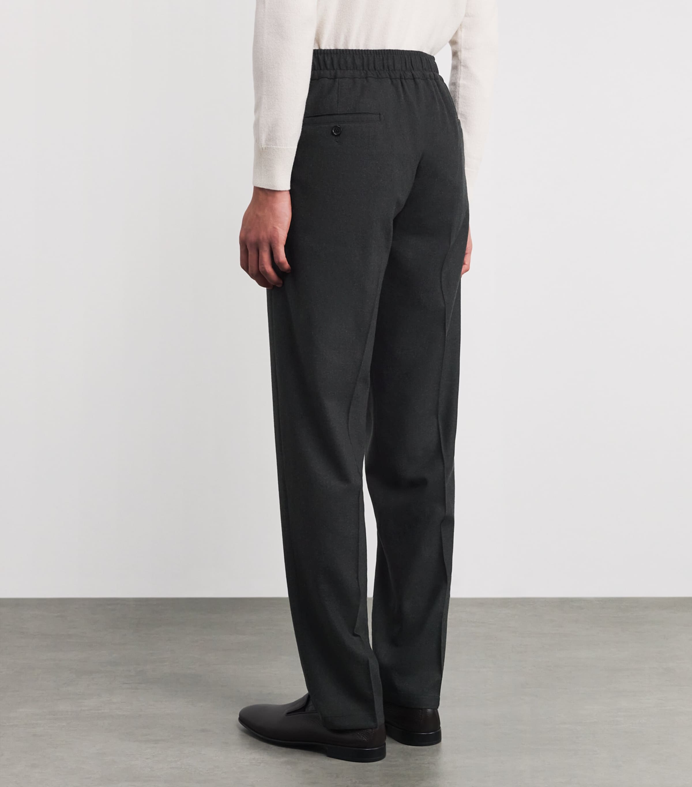Wool-Blend Pleated Trousers 480 Image 4
