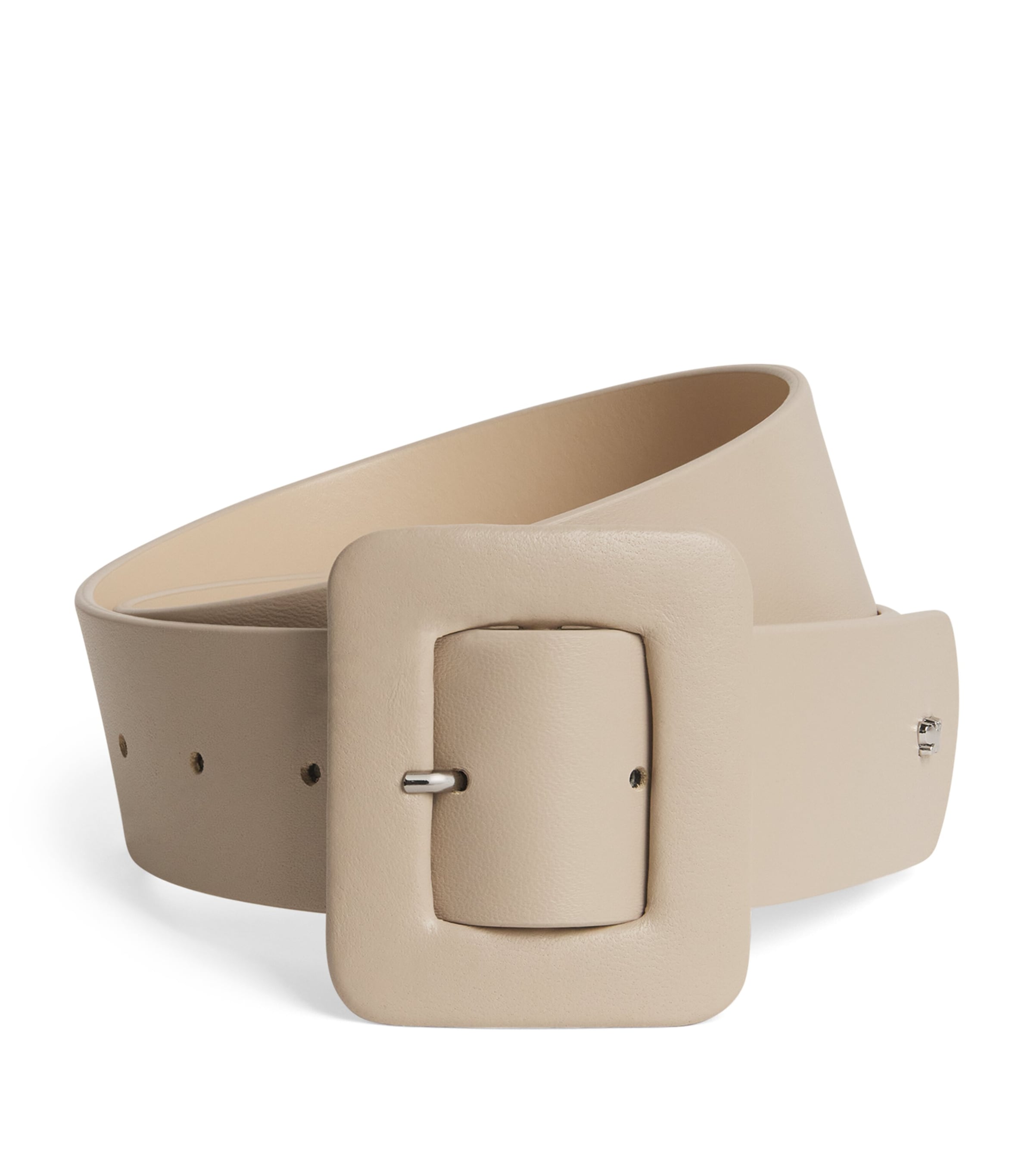 Nappa Leather Tonal Belt SAND Image 1