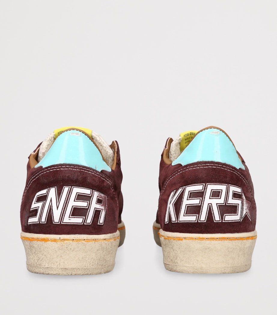 Suede Ball Star Sneakers RED COMB Image 2