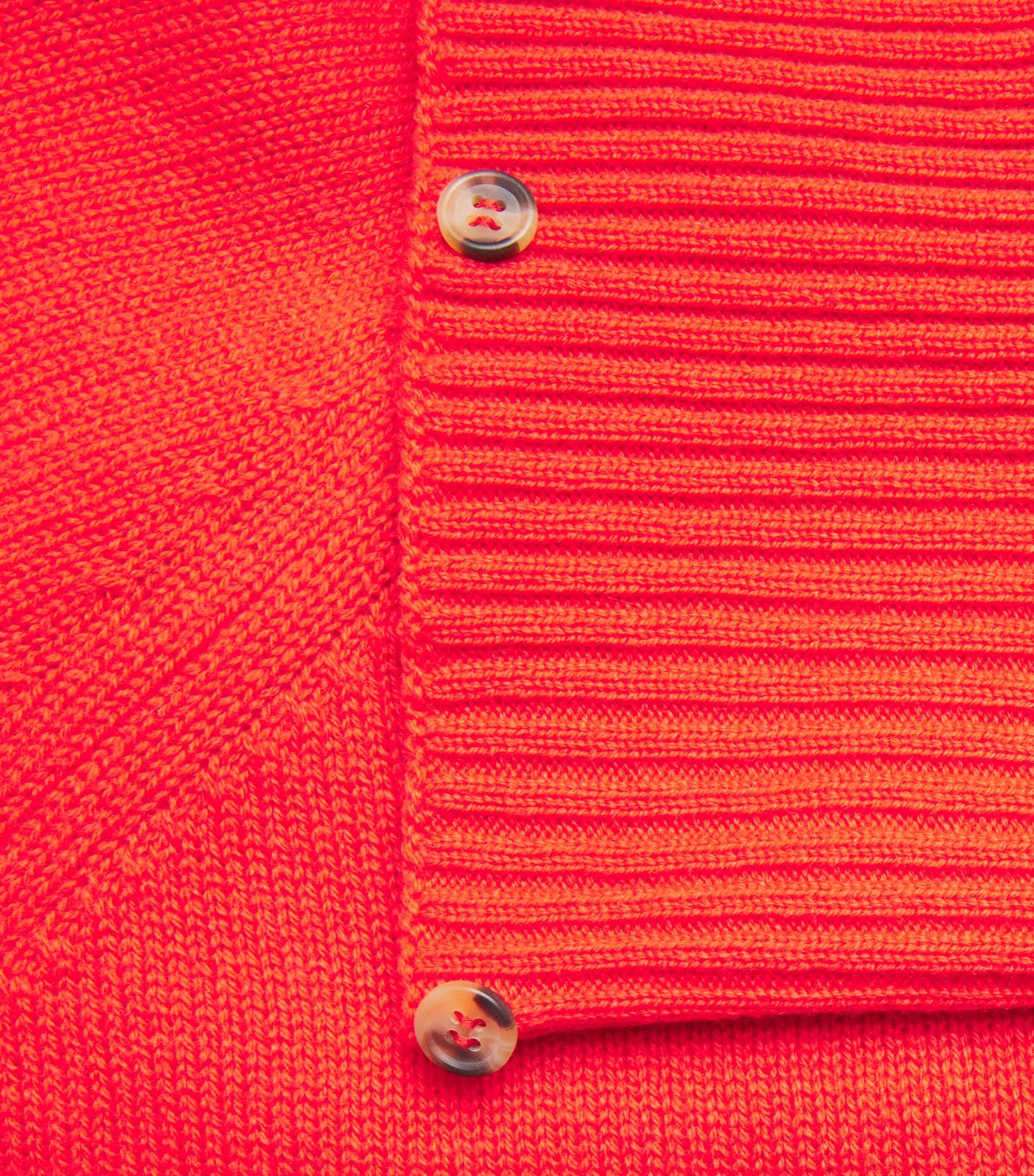 Cashmere Snood-Detail Sweater POPPY RED Image 5