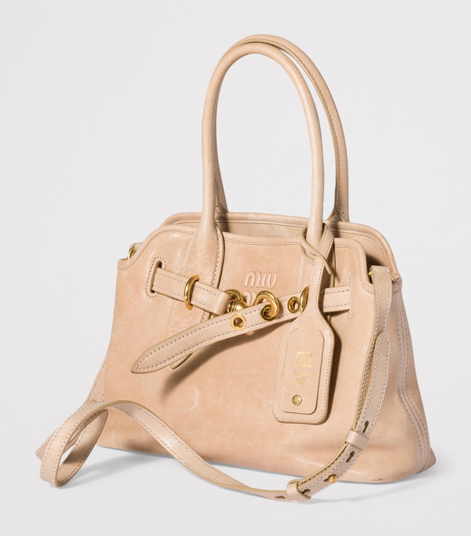 Nappa Leather Aventure Top-Handle Bag F0065 Image 3