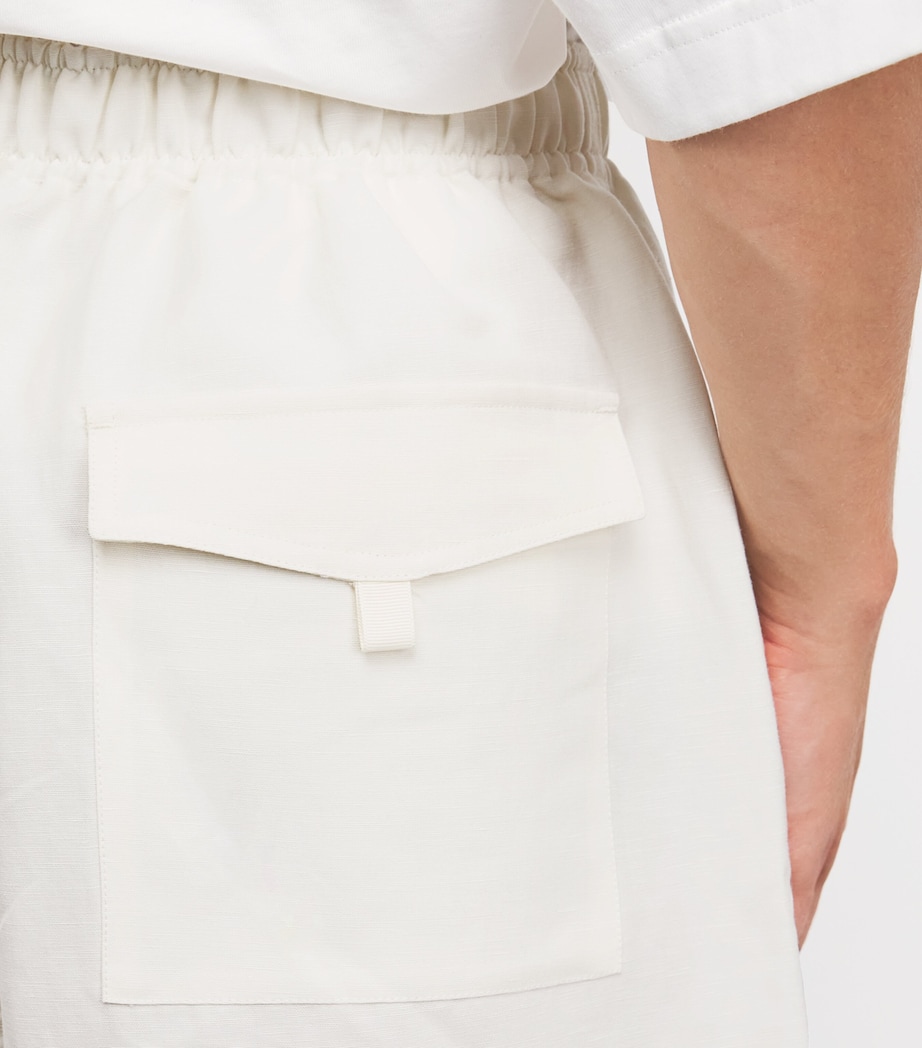 Linen-Wool Starboard Shorts PARCHMENT Image 6